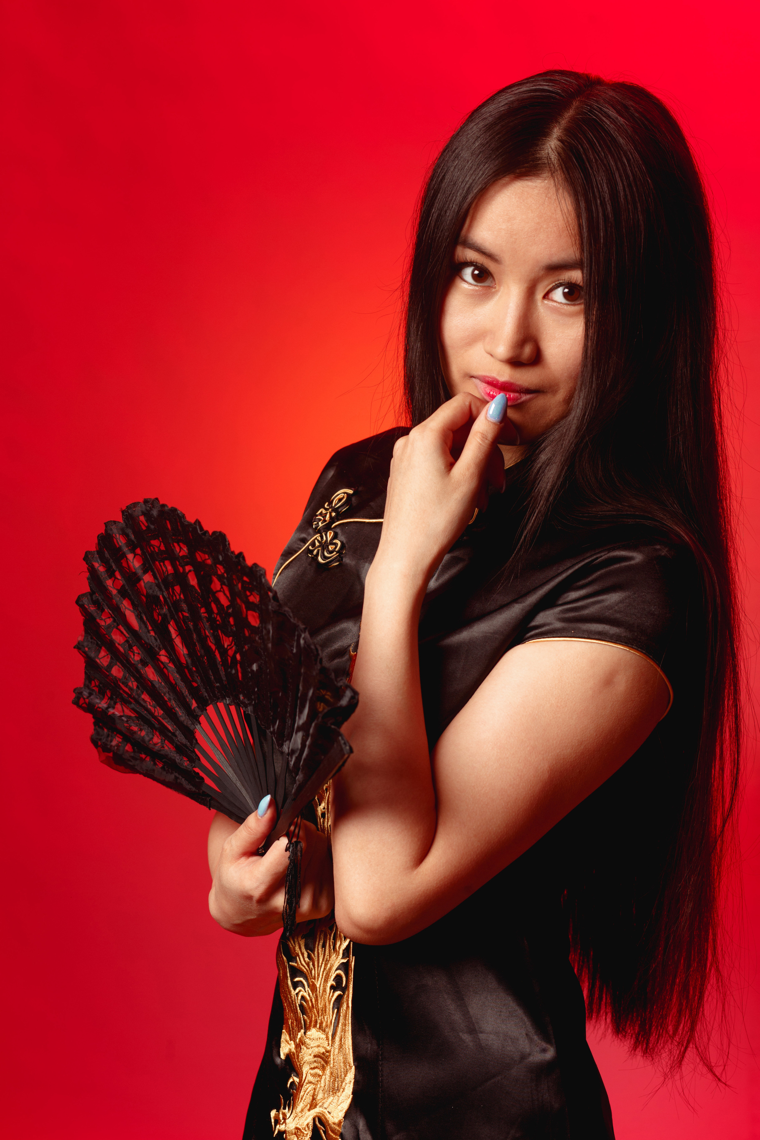 Фотосессия с цветным светом