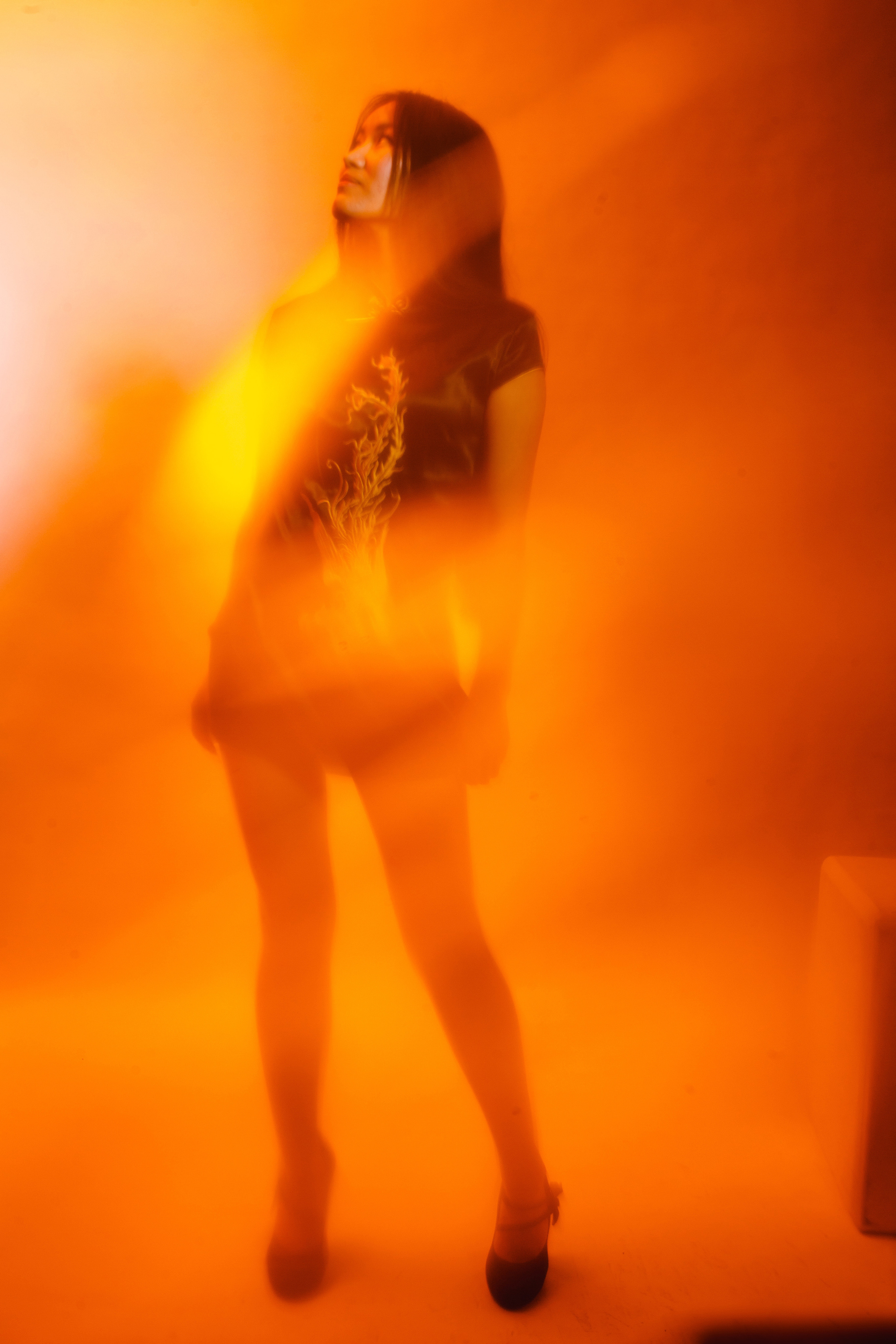 Фотосессия с цветным светом