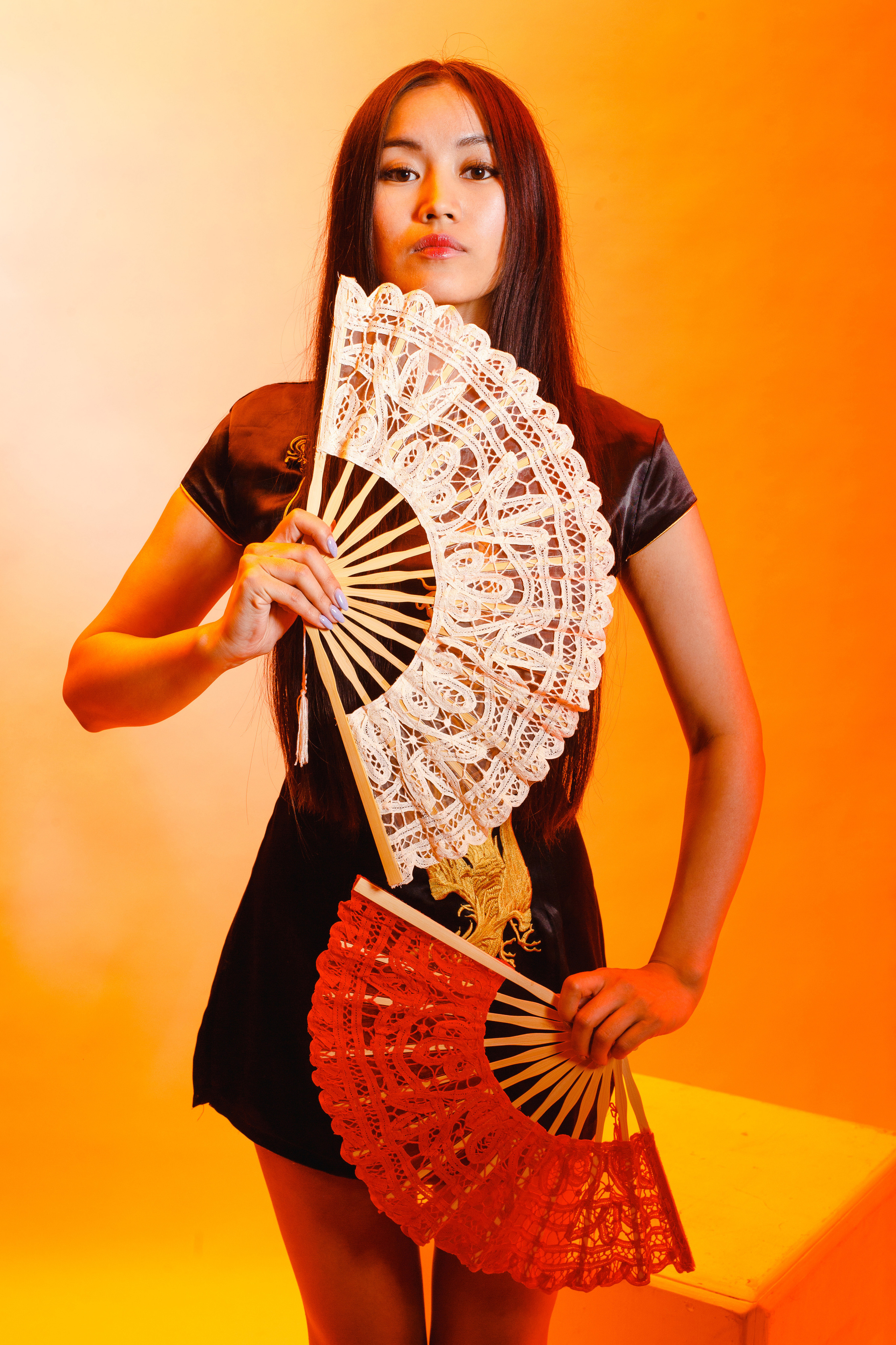 Фотосессия с цветным светом