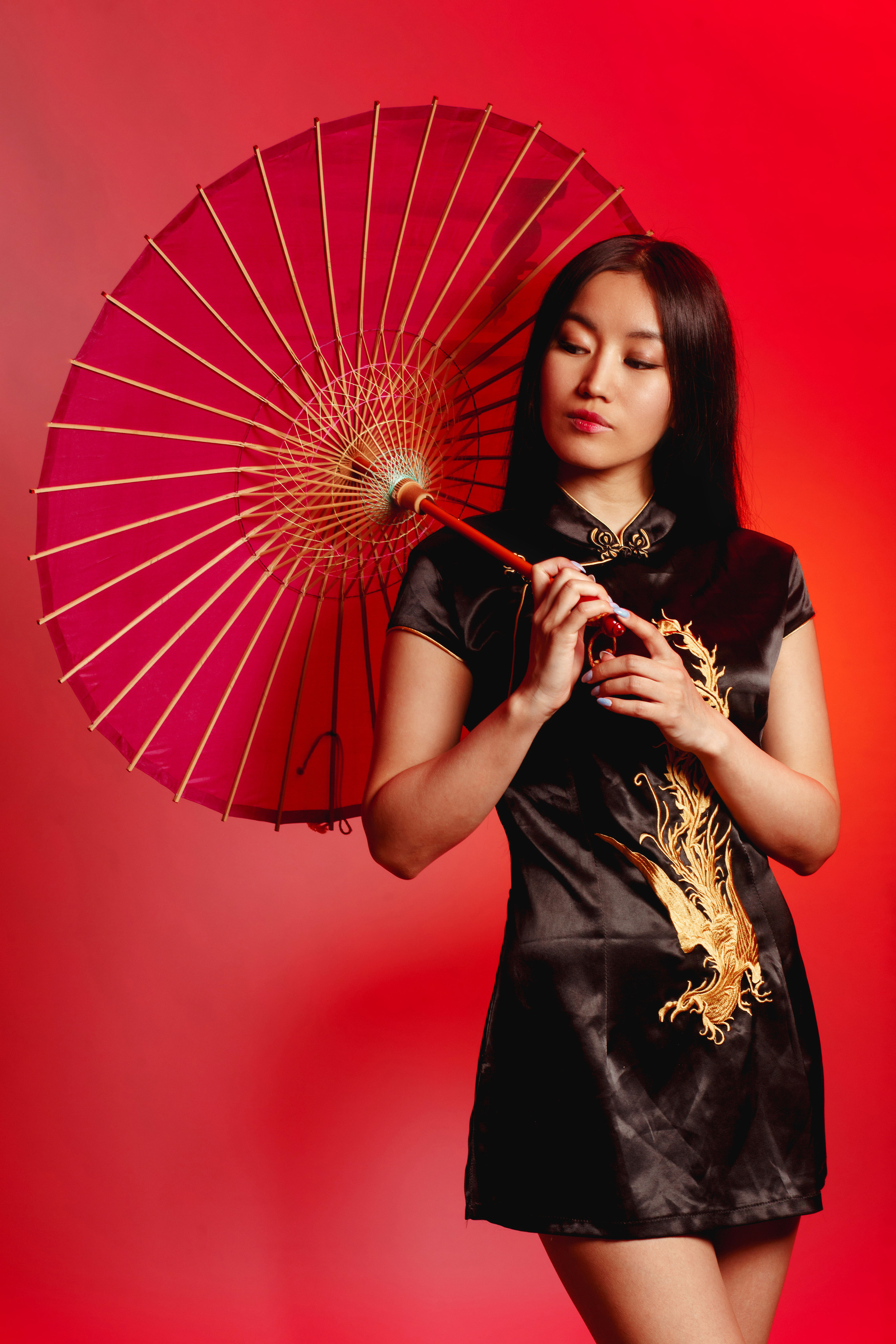 Фотосессия с цветным светом