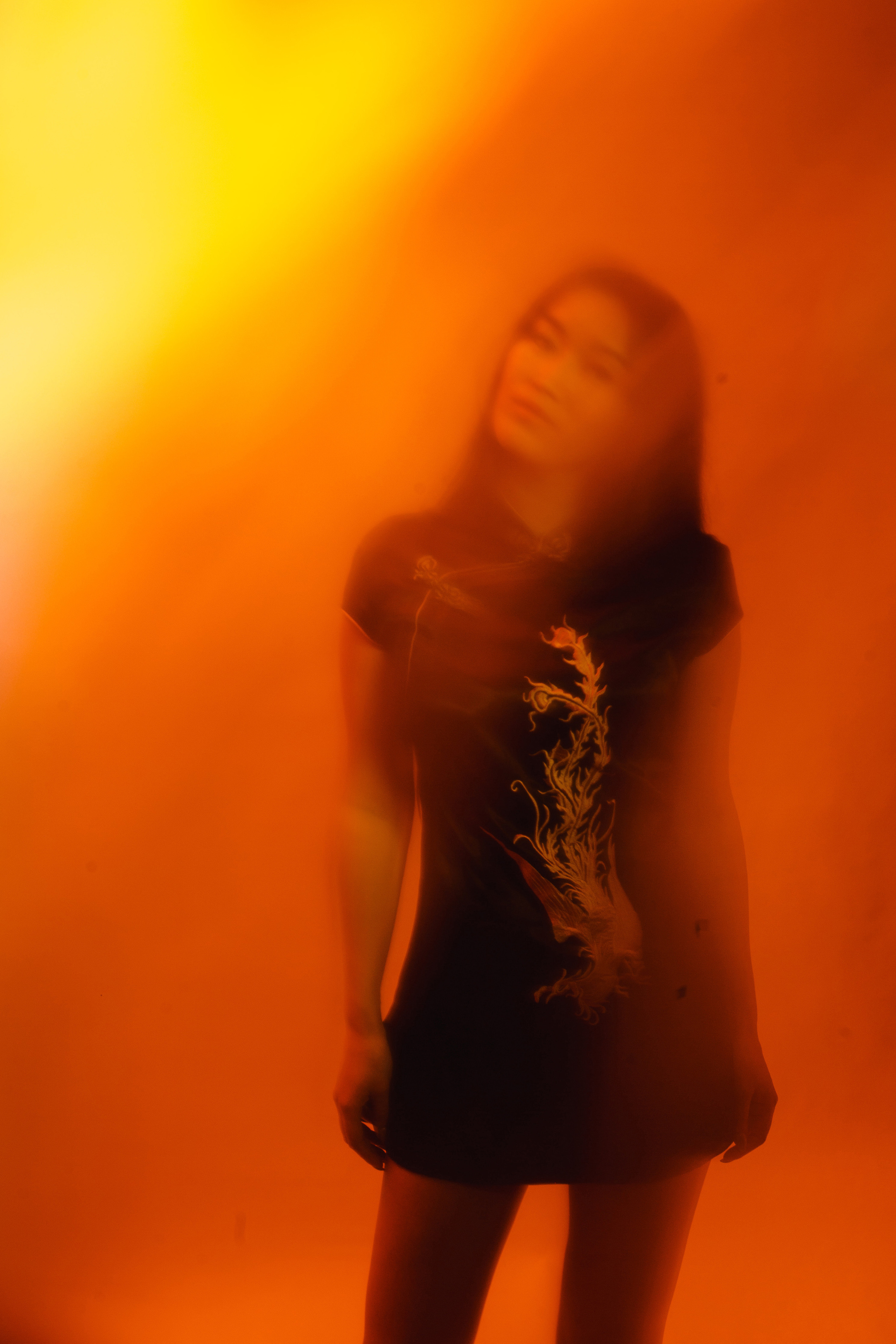 Фотосессия с цветным светом