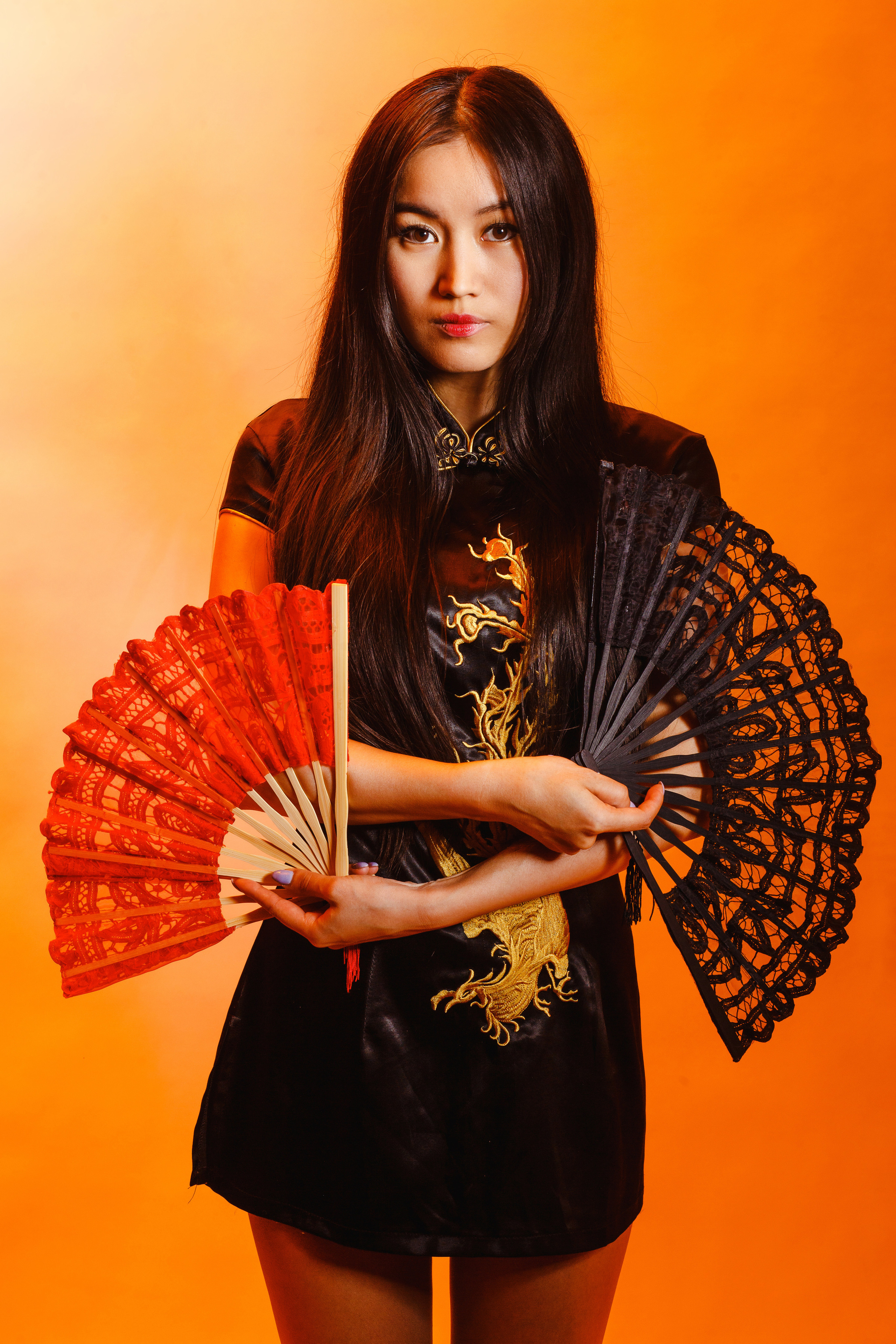 Фотосессия с цветным светом