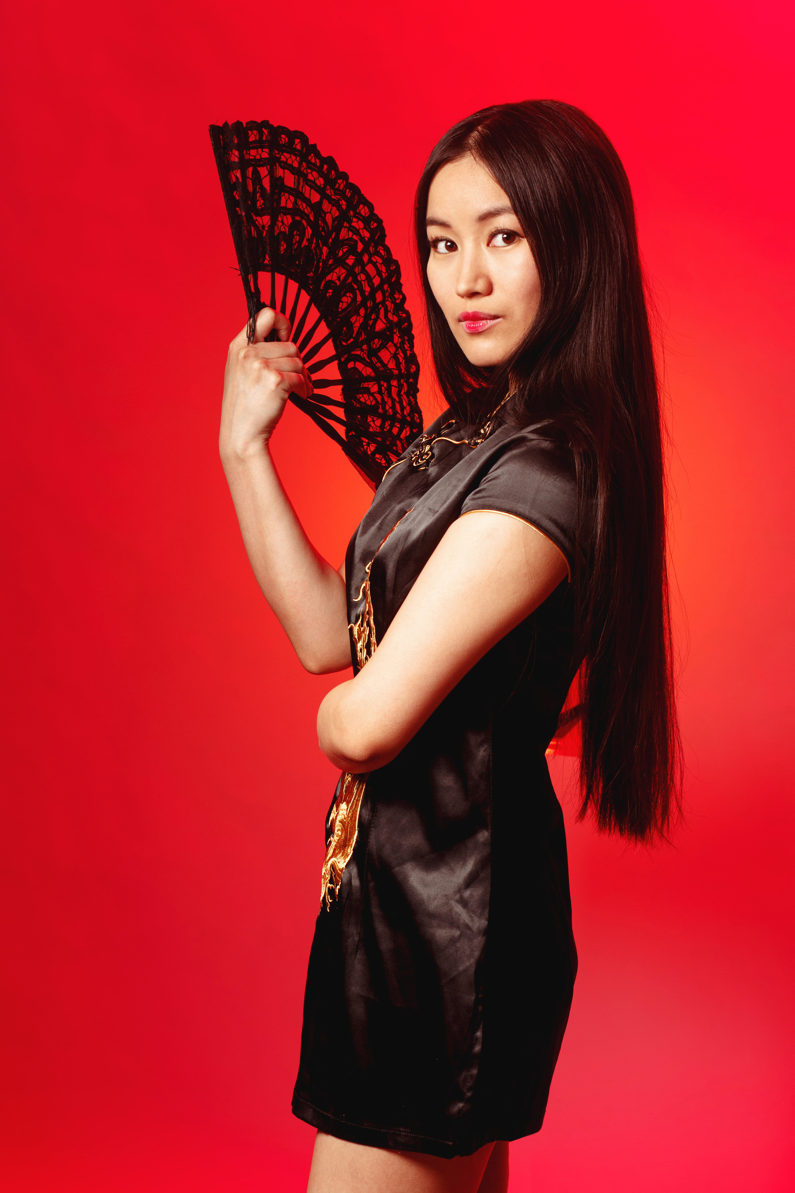 Фотосессия с цветным светом