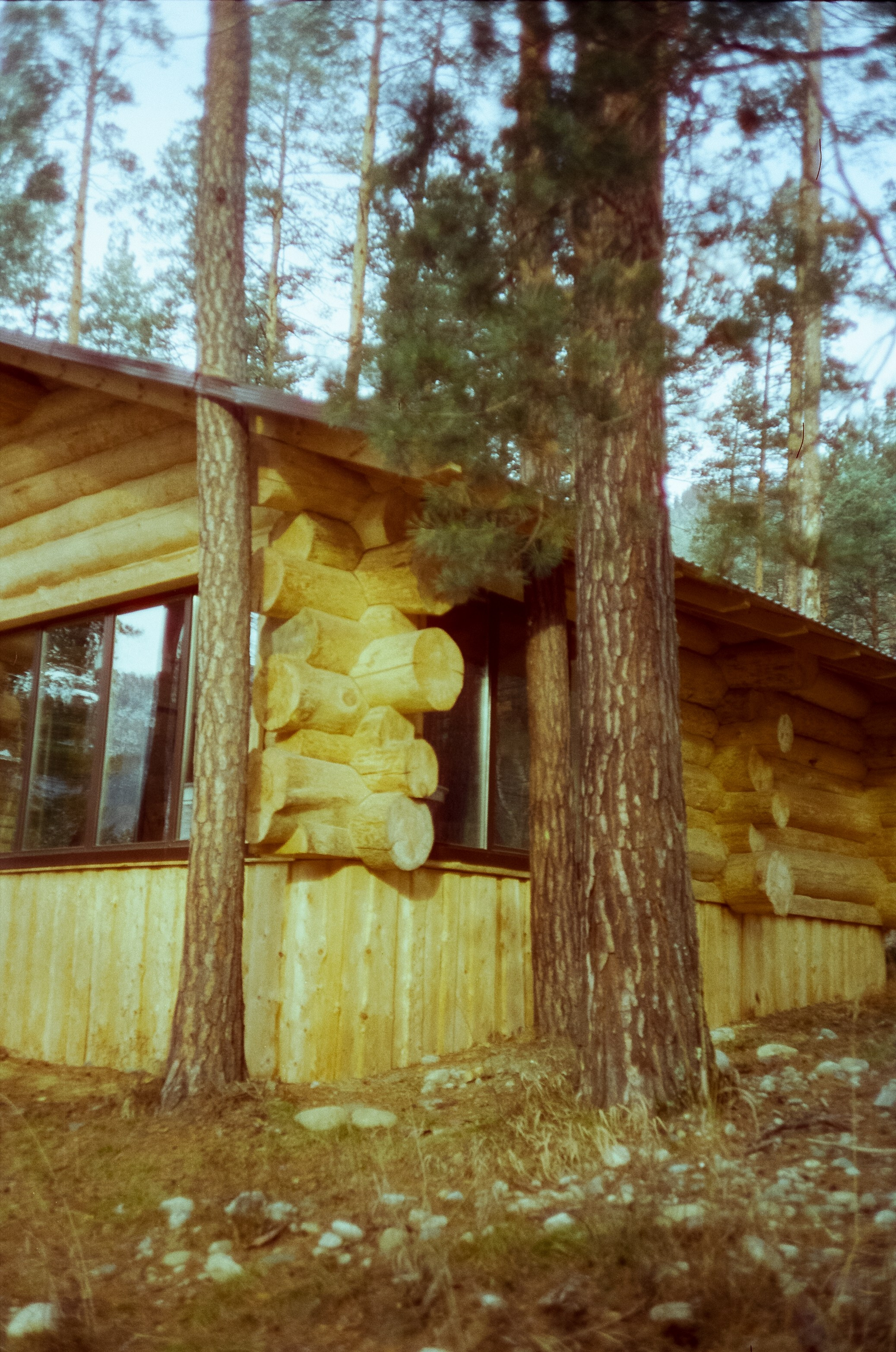 База с домами из бревен / 16 декабря 2023 года (-18℃) / LFANI WT2 Nove