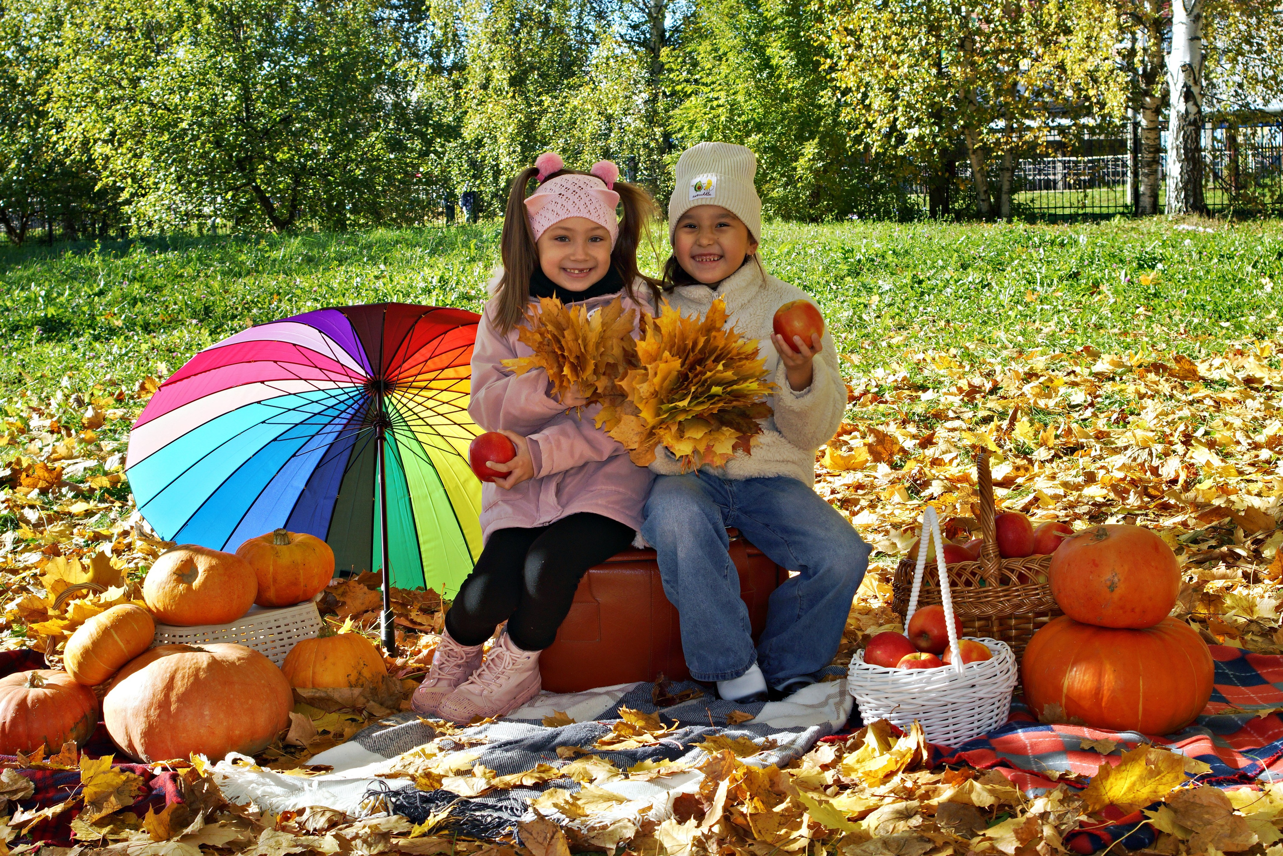 Осенняя фотосессия в детском саду г. Йошкар-Ола