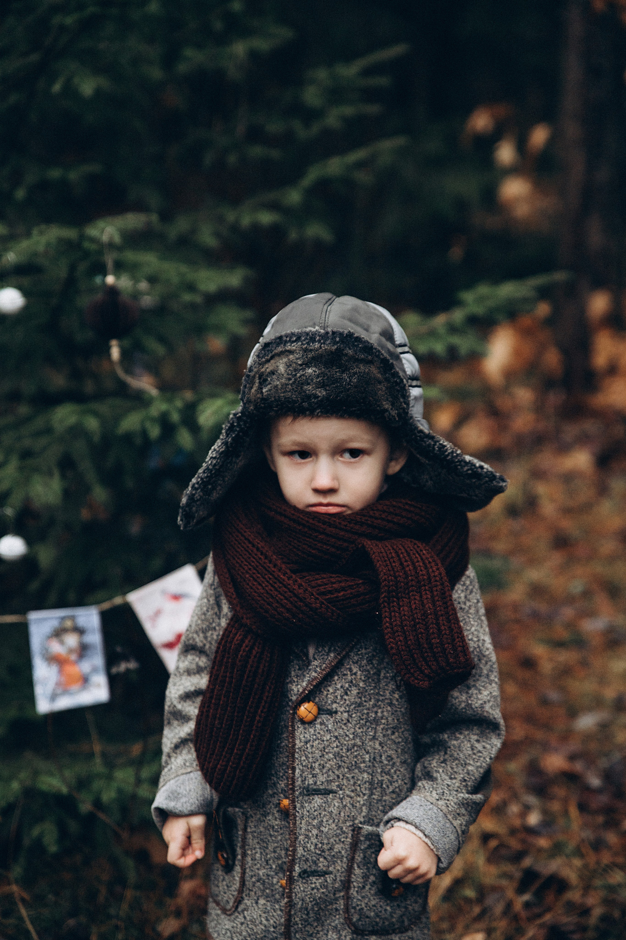 Елка в лесу. Репортажный и детский фотограф в Минске