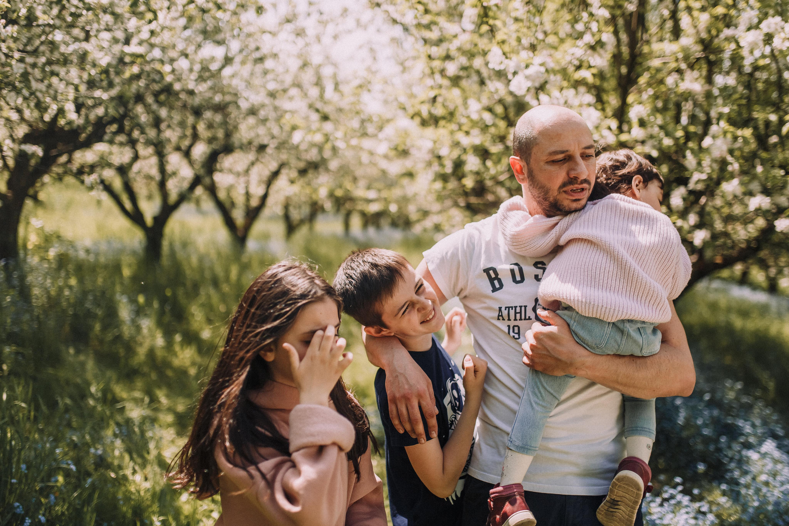 Семейная весенняя. Свадебный и семейный фотограф Москва Екатерина Верижникова