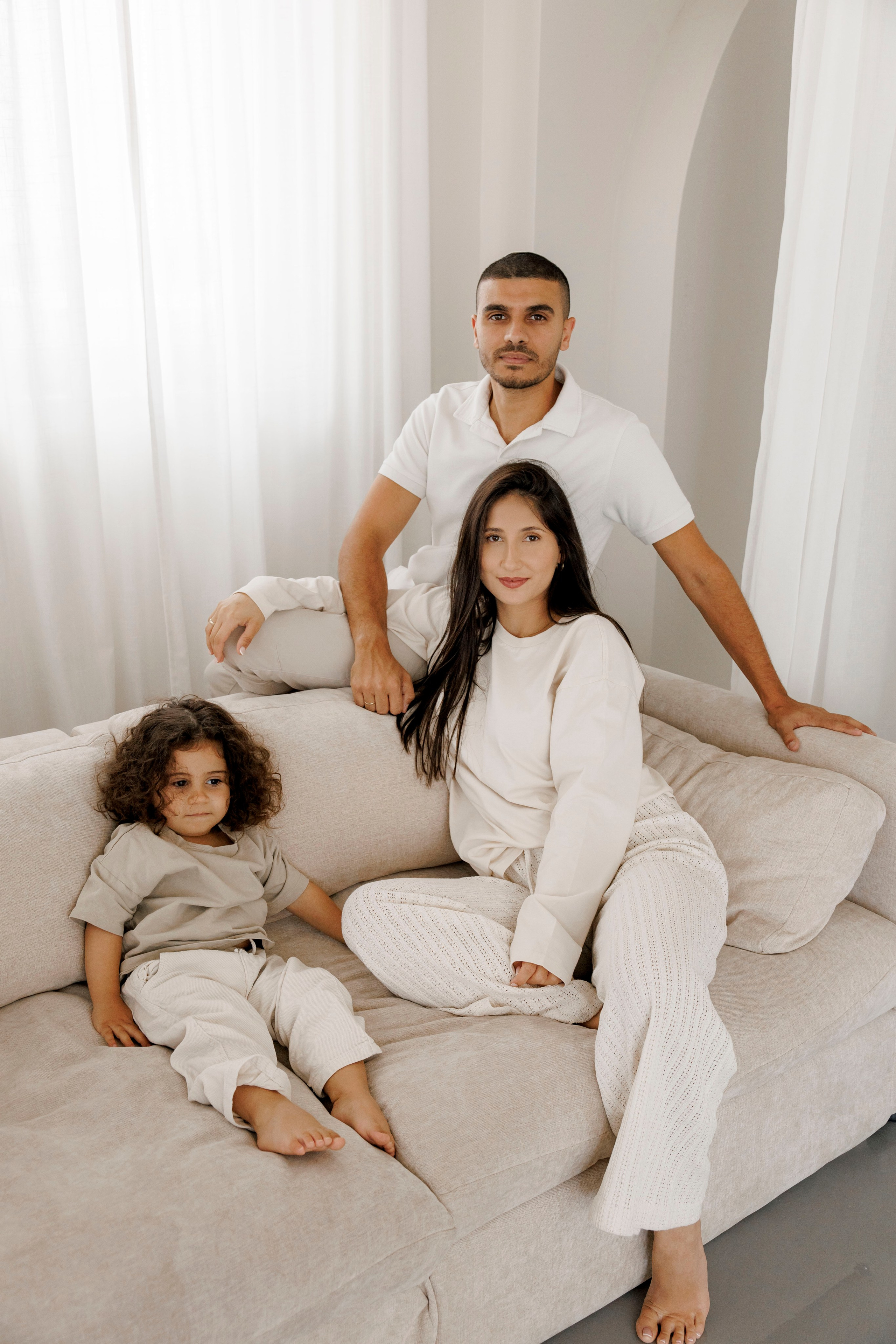 Family photoshoot inside the studio in Hadera. Wedding and family photographer