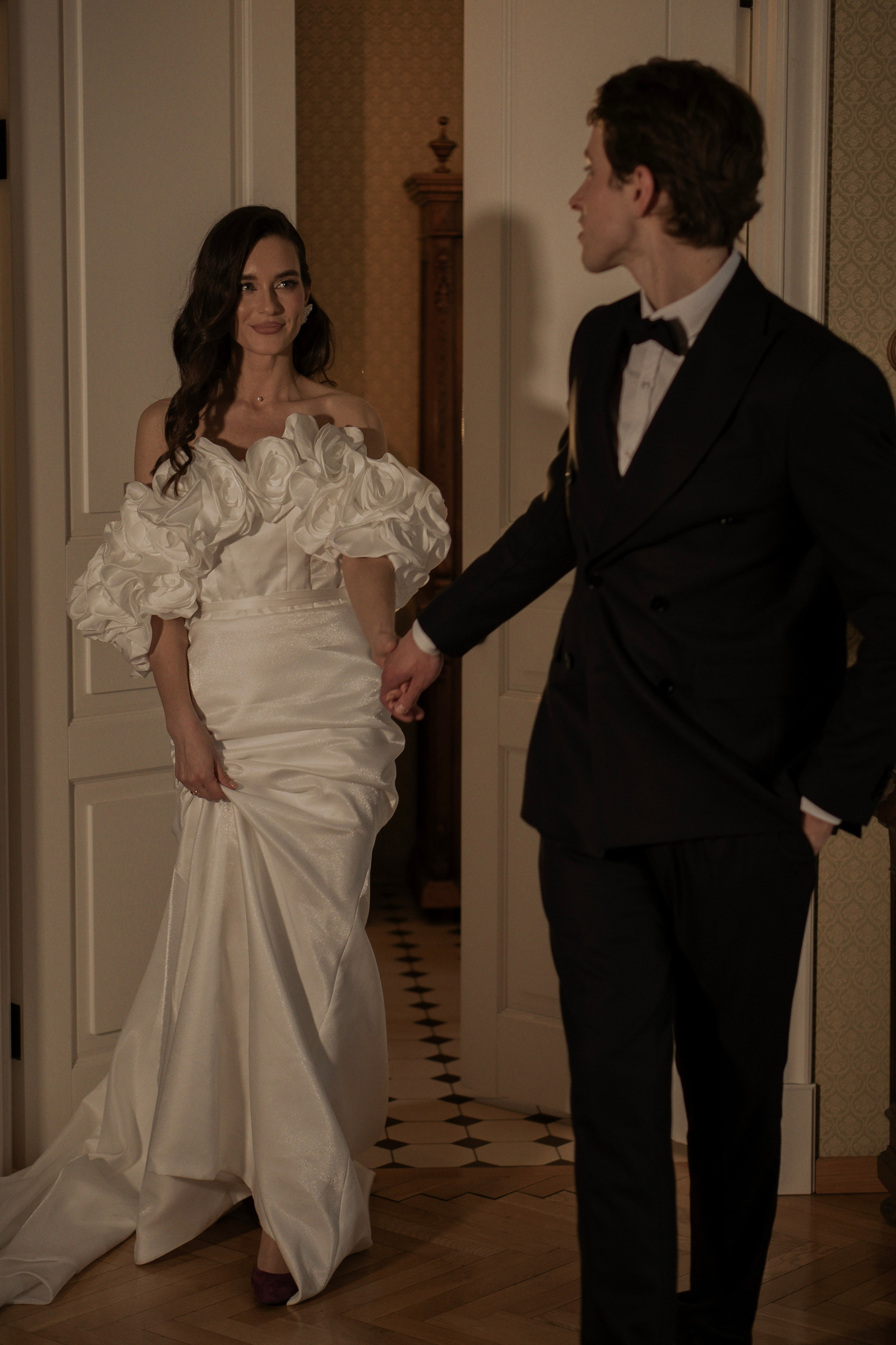 Свадебная в ретро-квартире. Фотограф Арина Шмакова