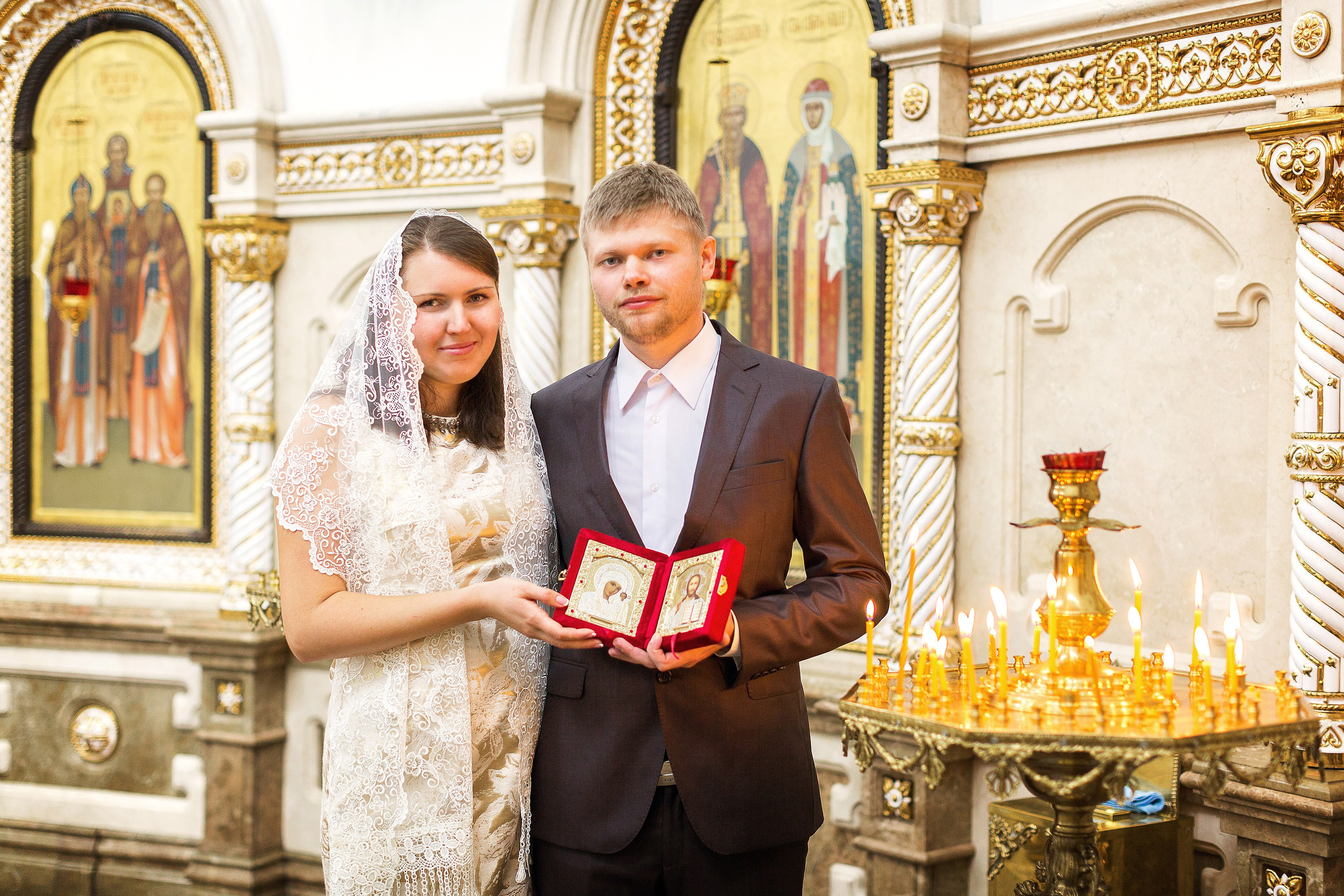 Венчание Светланы и Алексея. Фотограф на Крещение, семейный фотограф в Москве