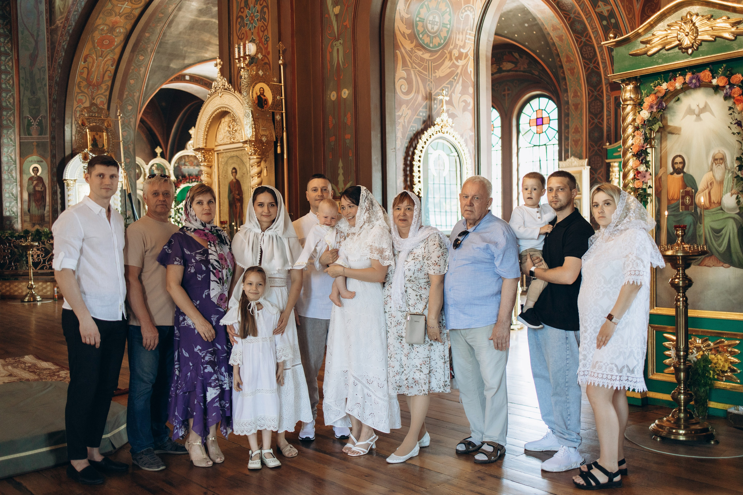 Двойное крещение Анны и Саши. Самый теплый фотограф в Краснодаре Рябоконь Ксения