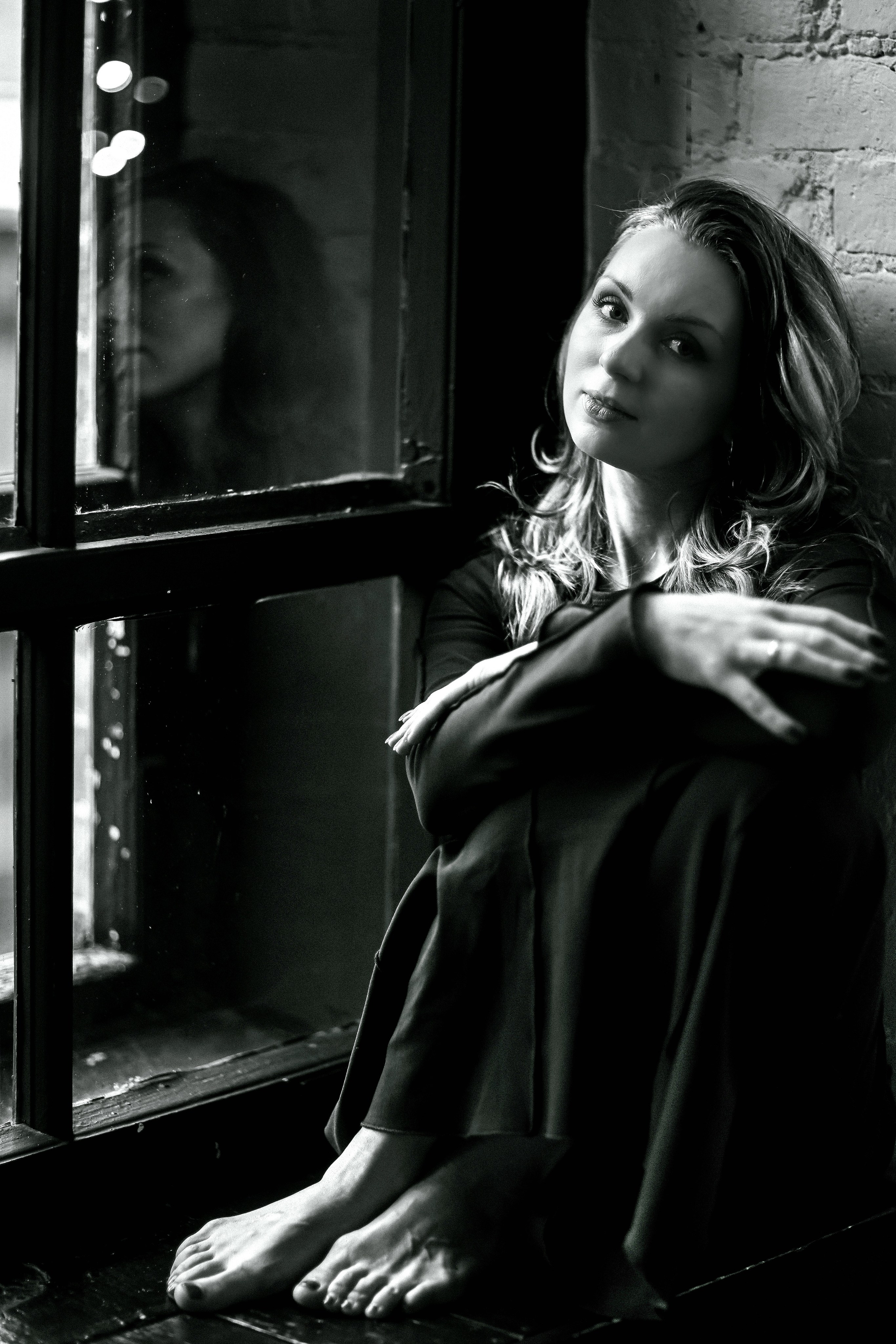 Женская чб фотосессия. Фотограф в Санкт-Петербурге Анастасия Полякова