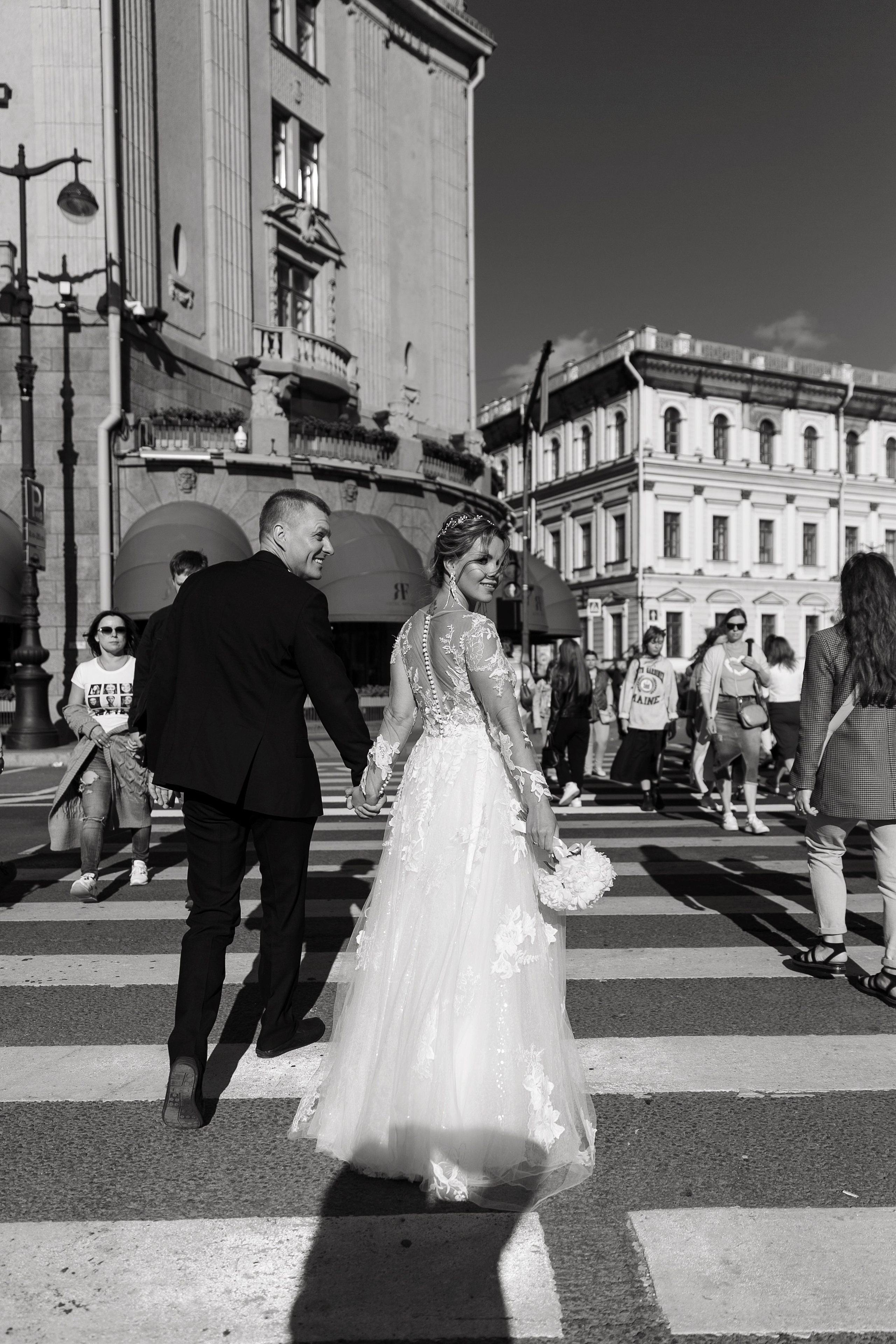 Свадебная съемка Юли и Юры. Свадебный и портретный фотограф в Санкт-Петербурге Надежда Чечулина