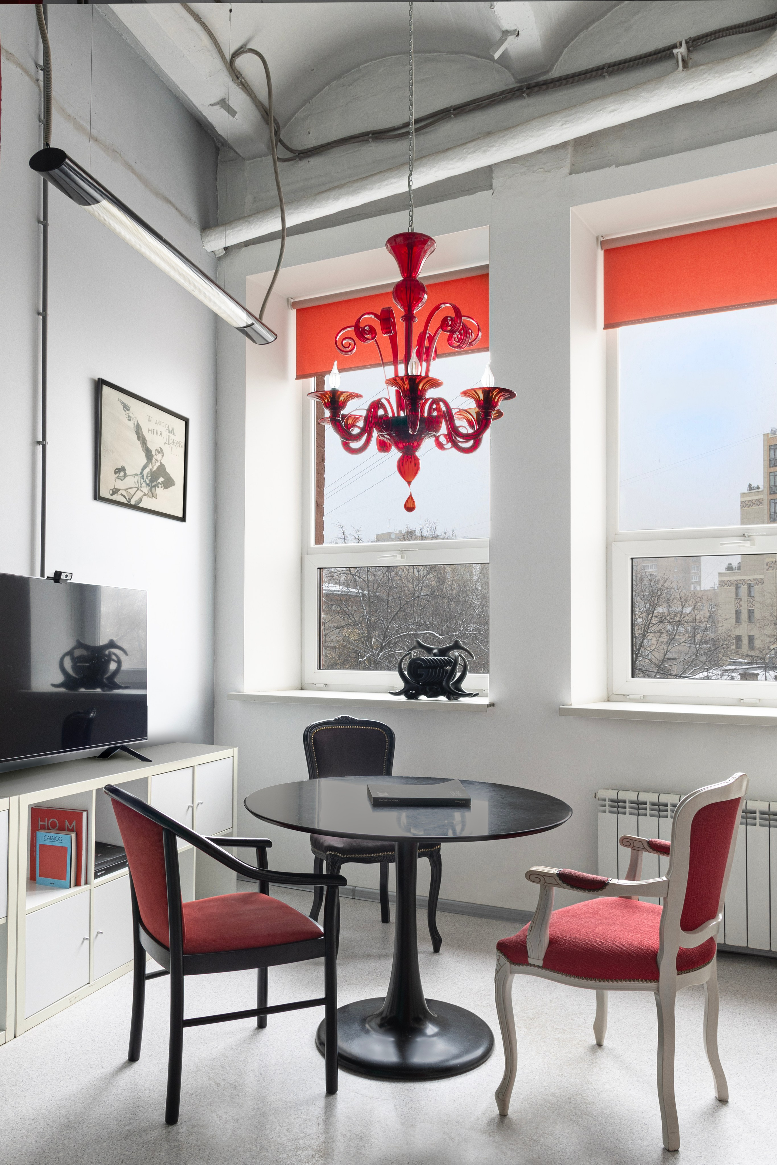 Офис компании Точка дизайна. Интерьерный фотограф Варвара Чеснокова