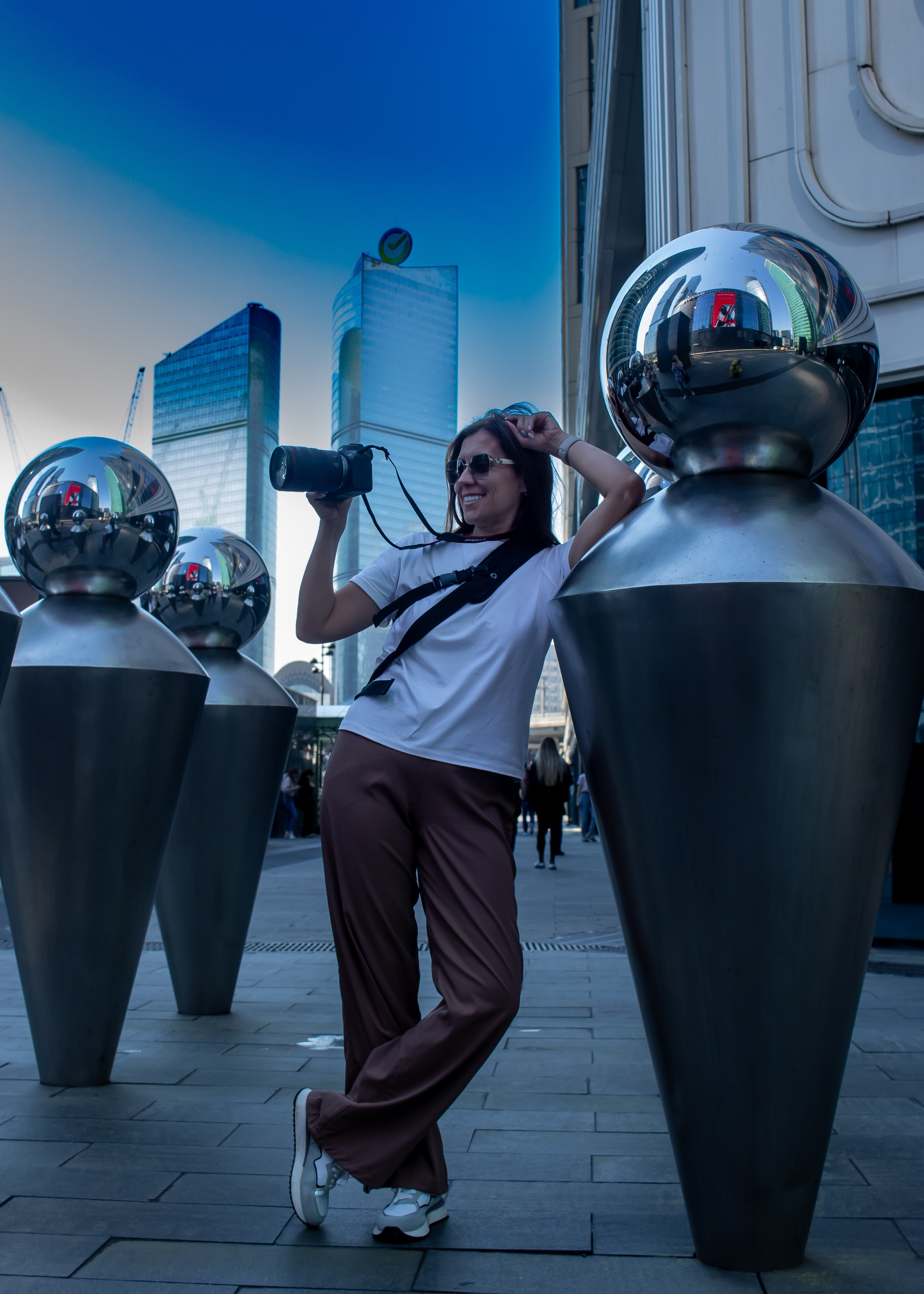 Москва Сити фотографии с утренней прогулки