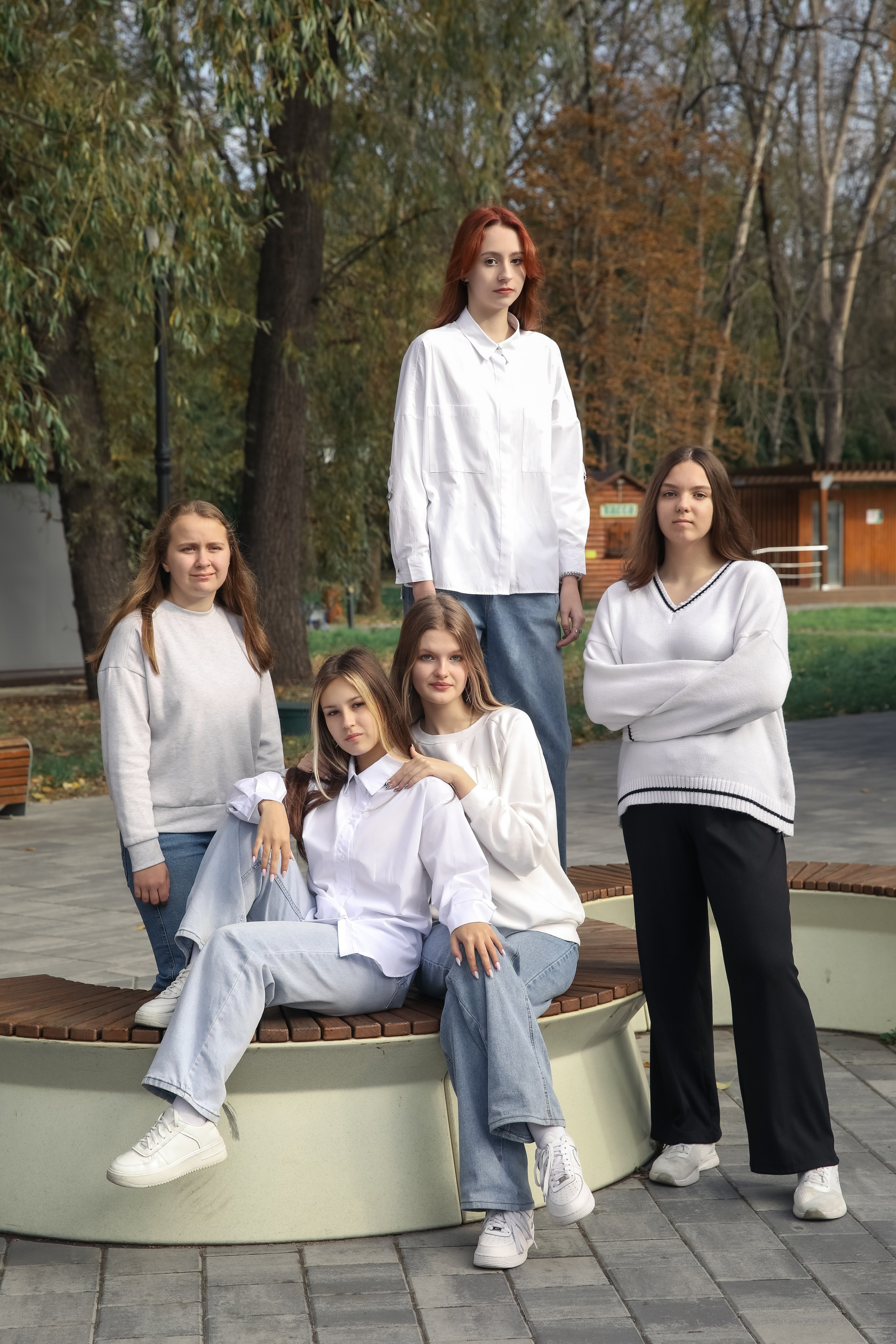 Фотосессия школьников в парке. Выпускные альбомы Евгении Виноградовой г. Липецк