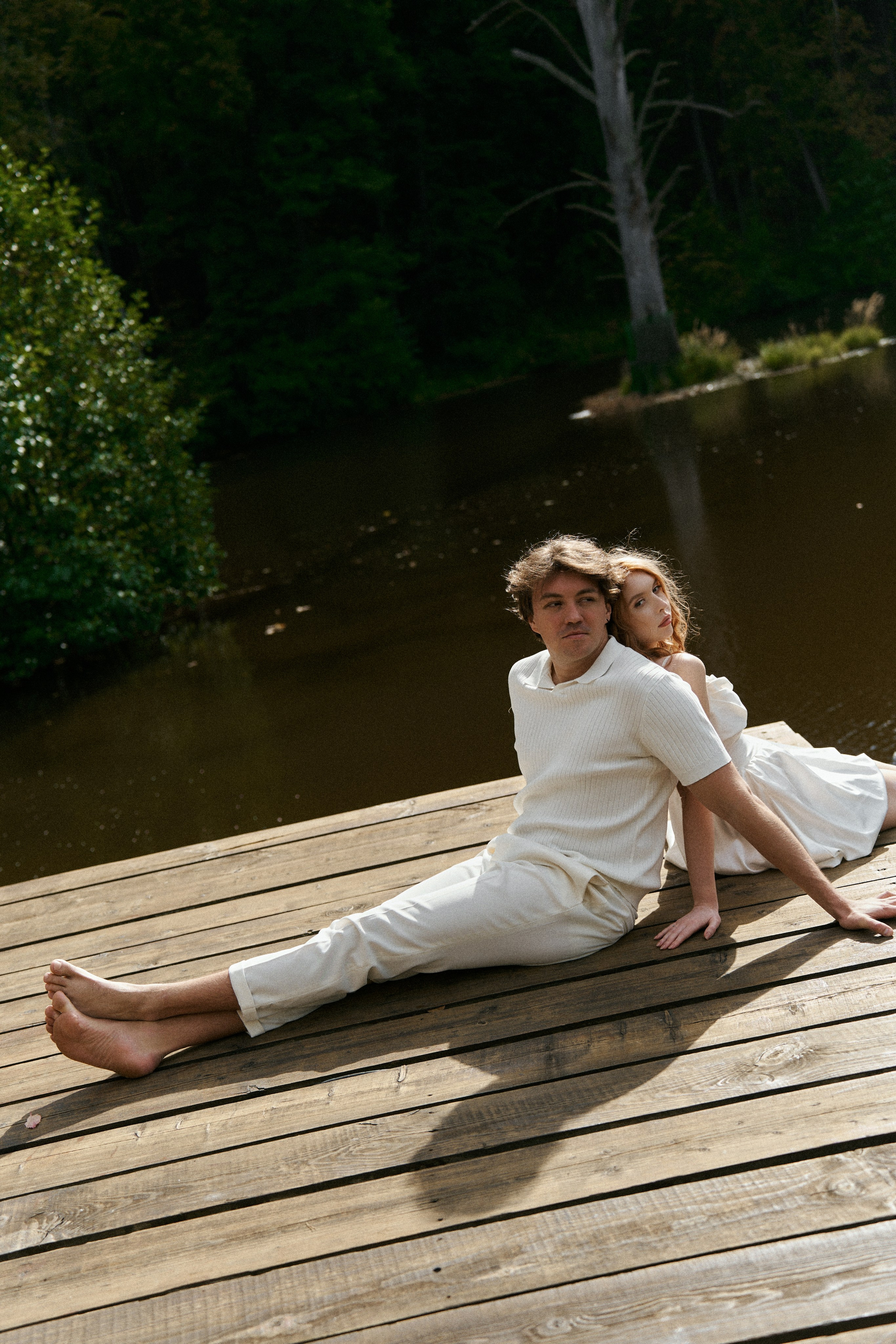 Летняя фотосессия утро жениха и невесты