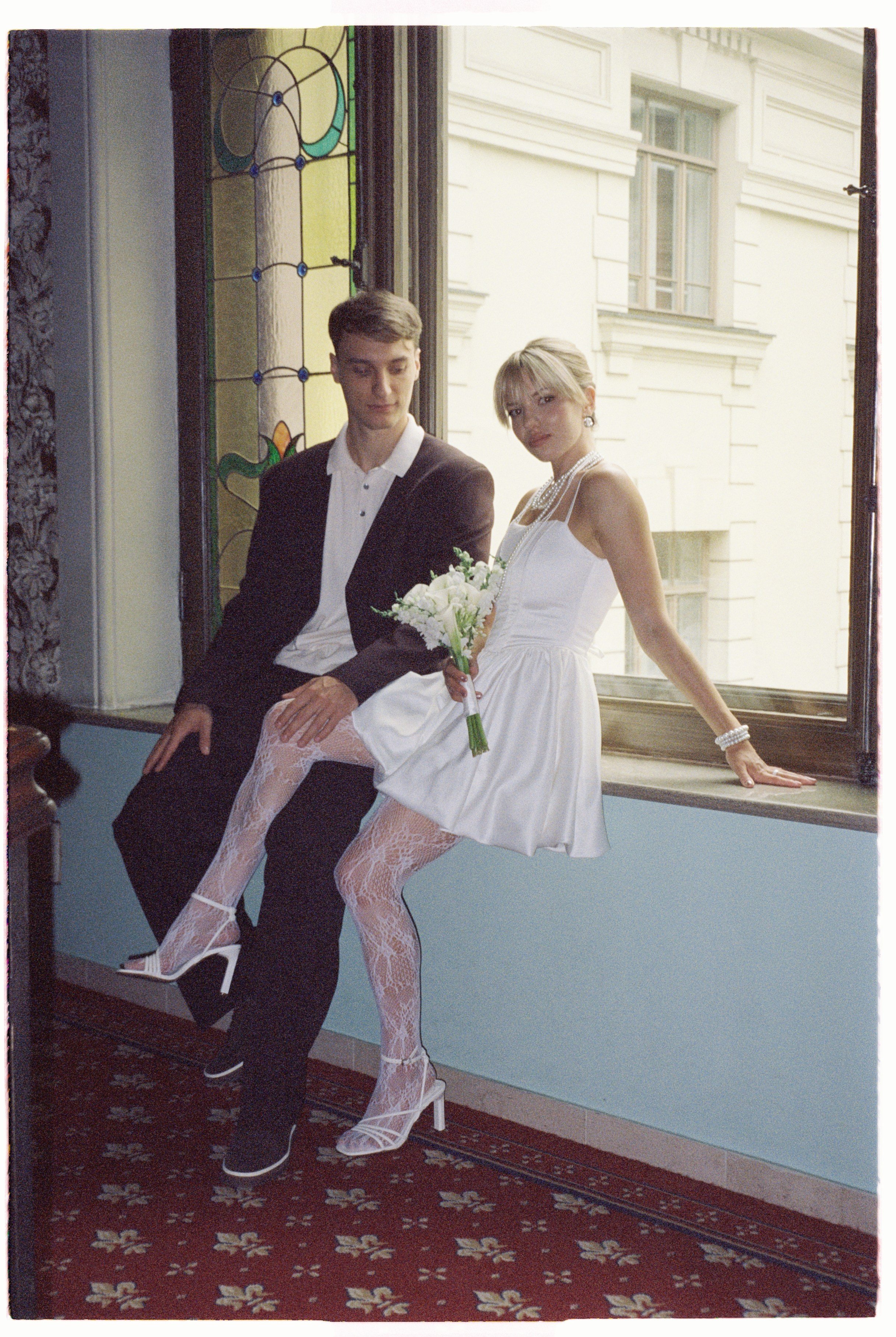 На пленку (Полина и Рома). Фотограф в Москве — Евгения Прокопенко