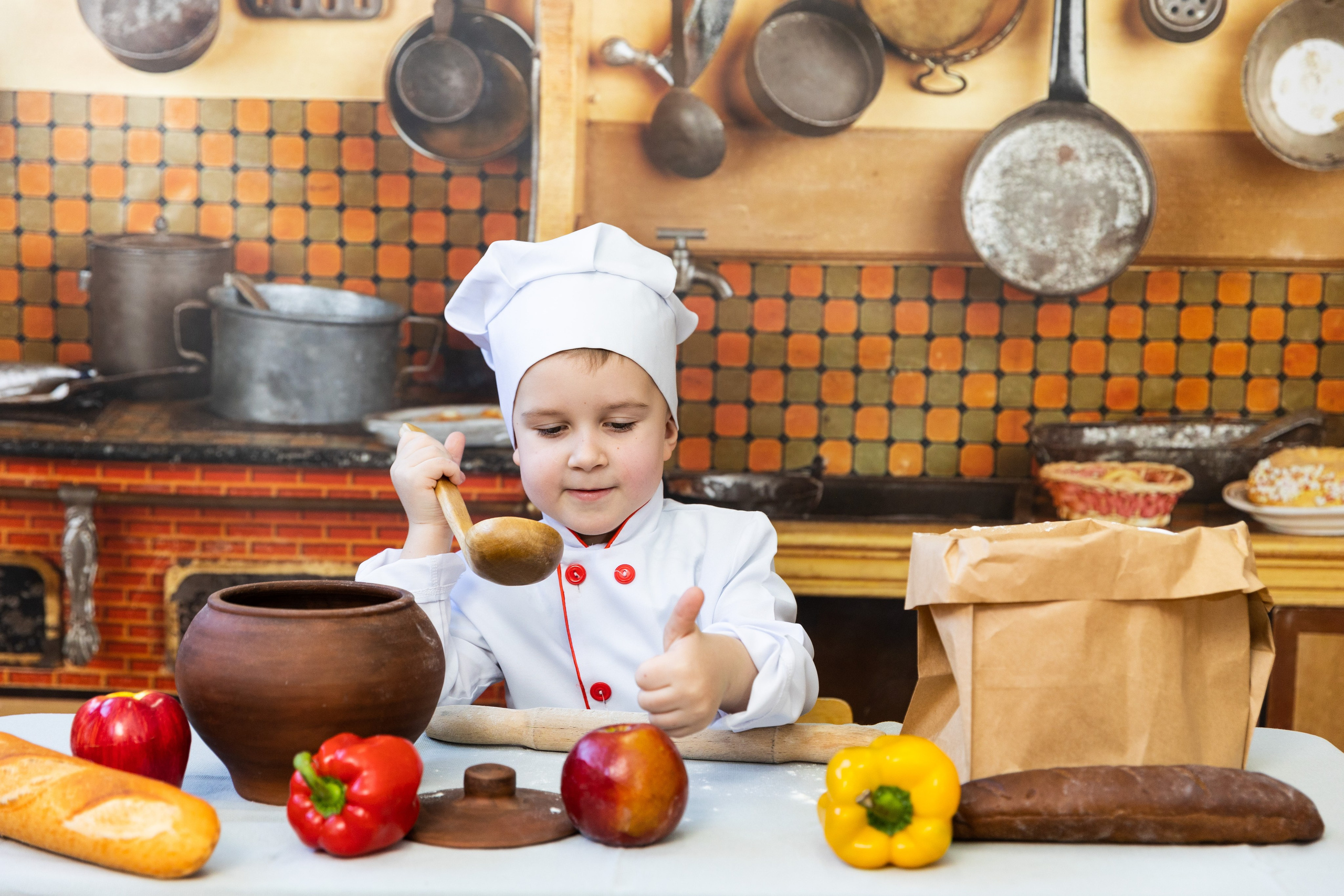 Тематическая «Поварята». Семейный, детский, школьный фотограф в Благовещенске Яна Белоусова