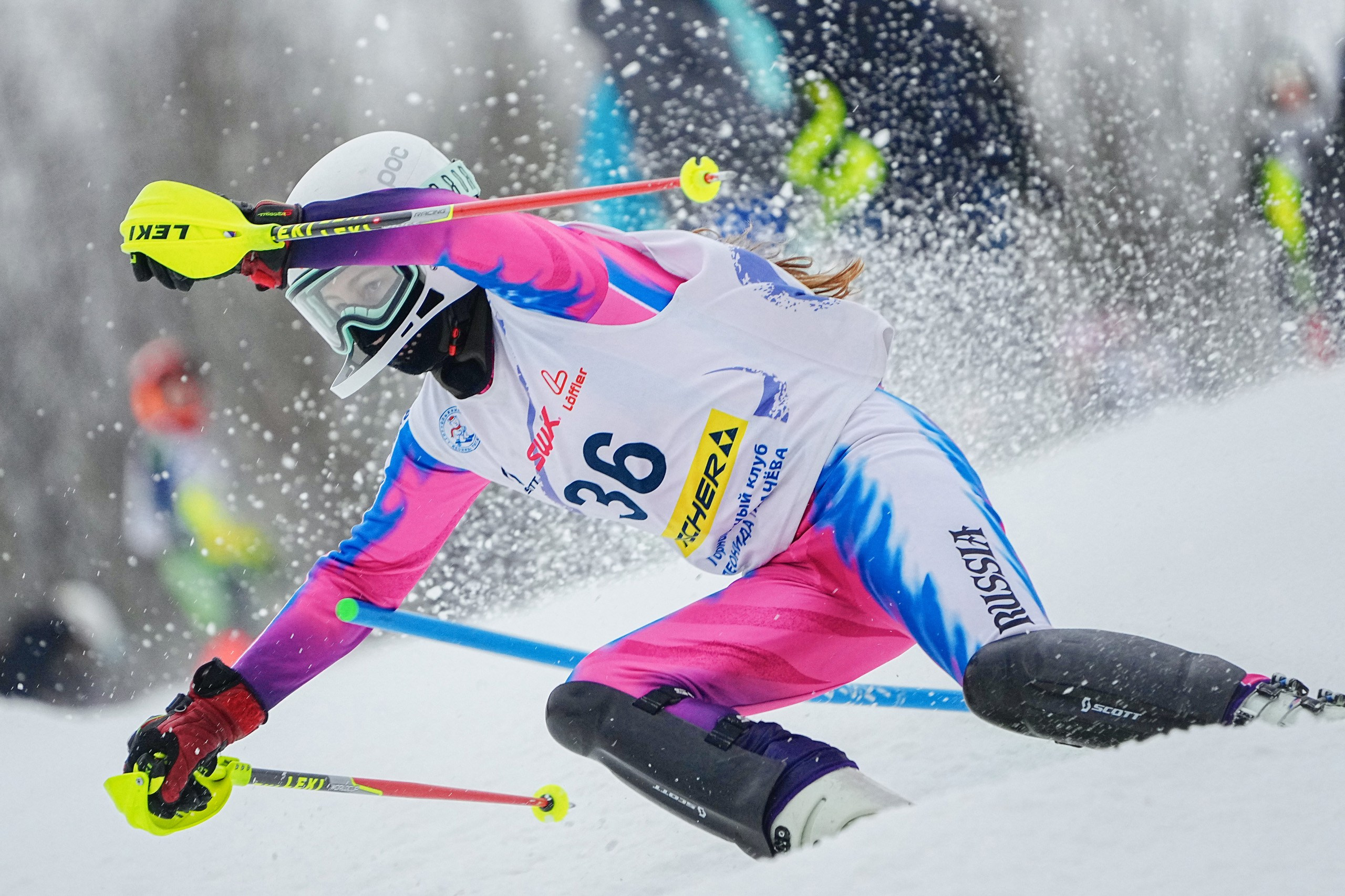 Горные лыжи. Первенство Московской области. Слалом. Шуколово