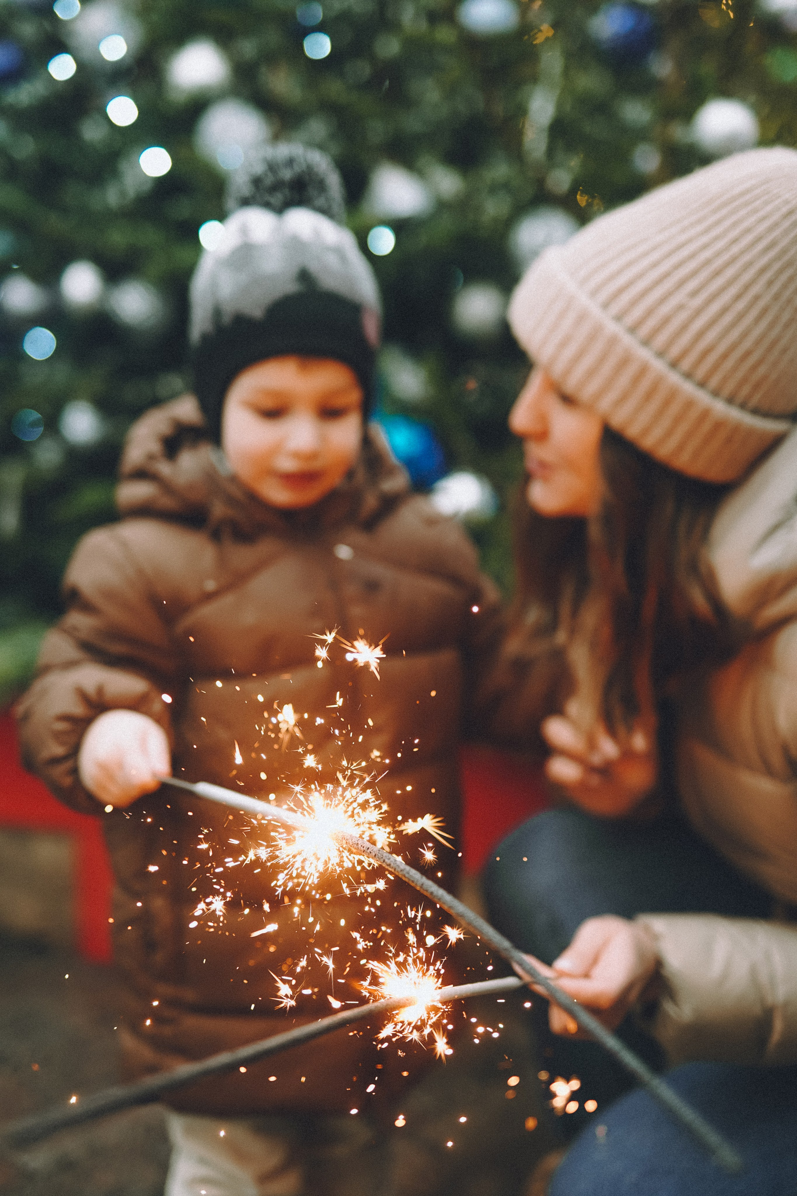 Прогулка по новогодней Москве для Юли, Жени и Вани. Фотограф Наталья Колганова