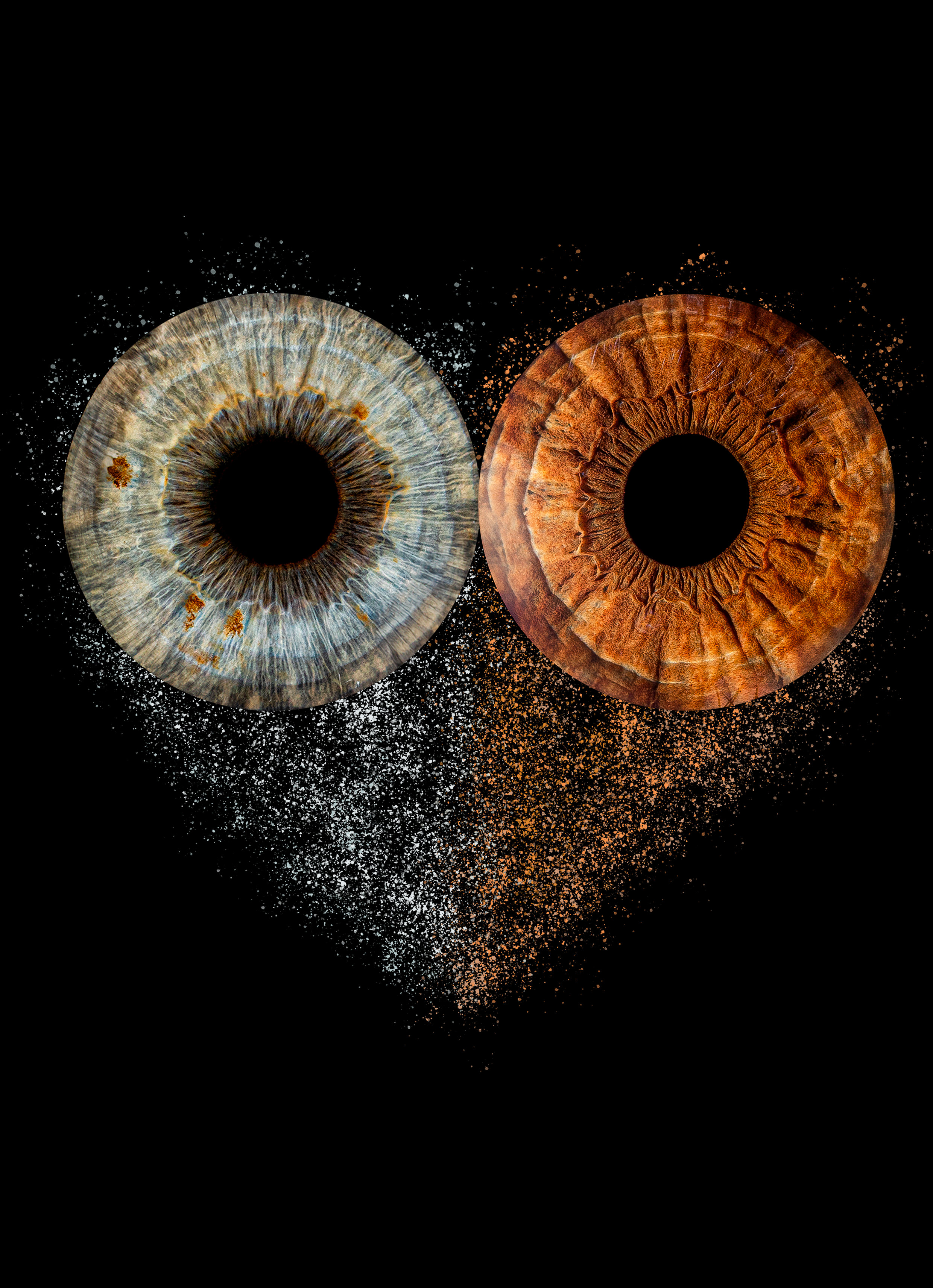 Эффекты. Макро Фото радужки глаза в Зеленоградске