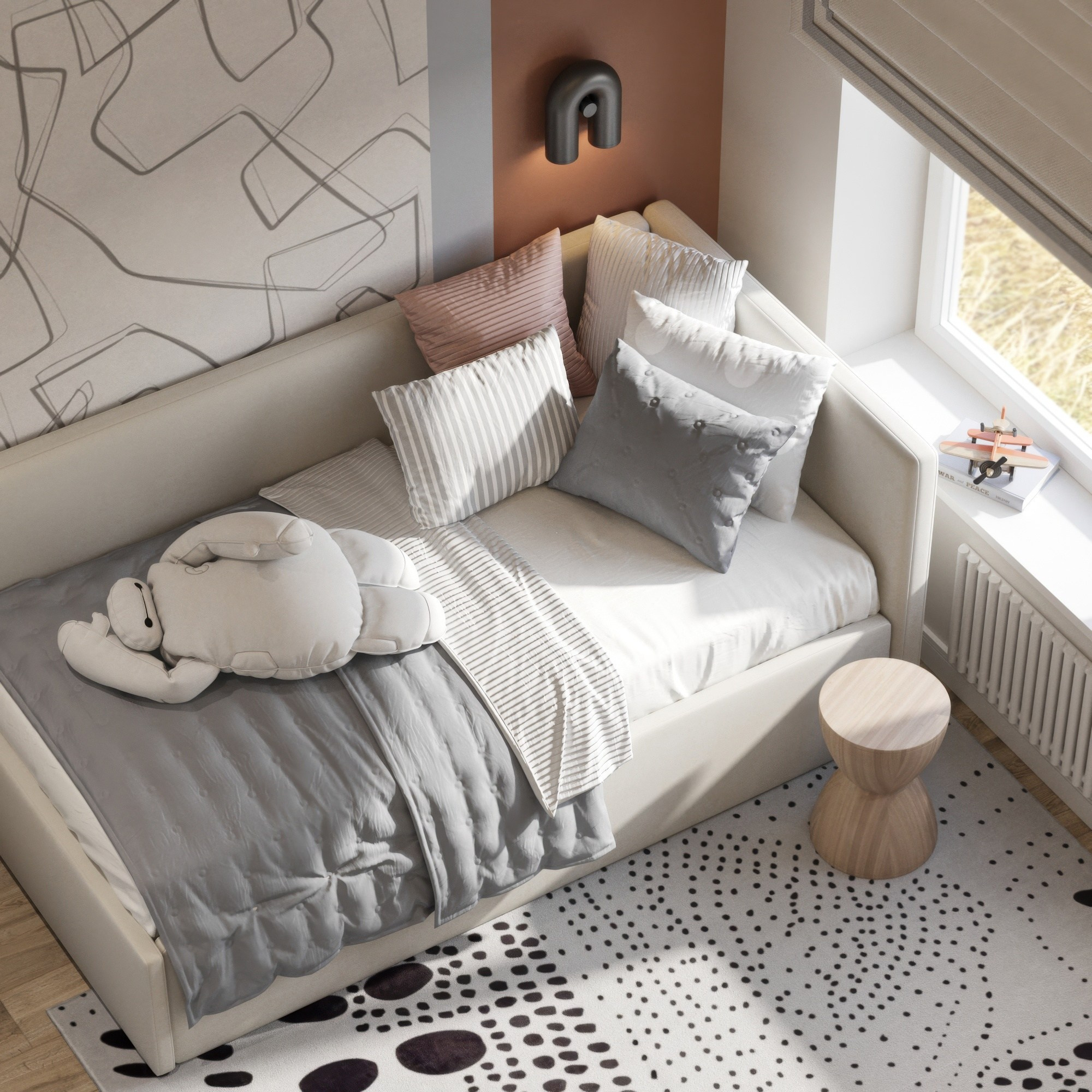 Визуализация интерьера коттеджа в Казани. 3d визуализатор marybond3d