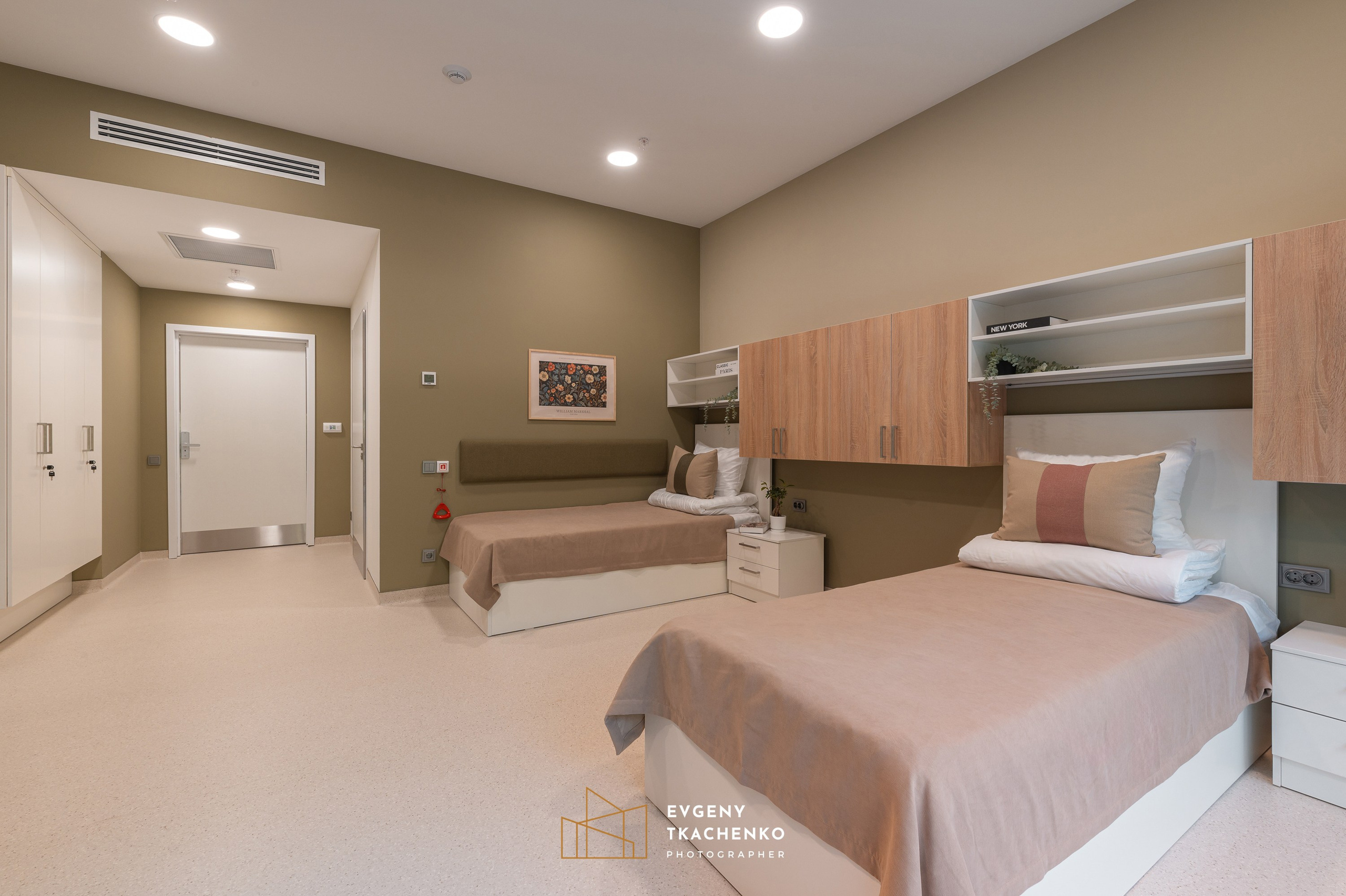 Общежитие университета NarXoz в Алматы. Архитектурный и интерьерный фотограф в Казахстане