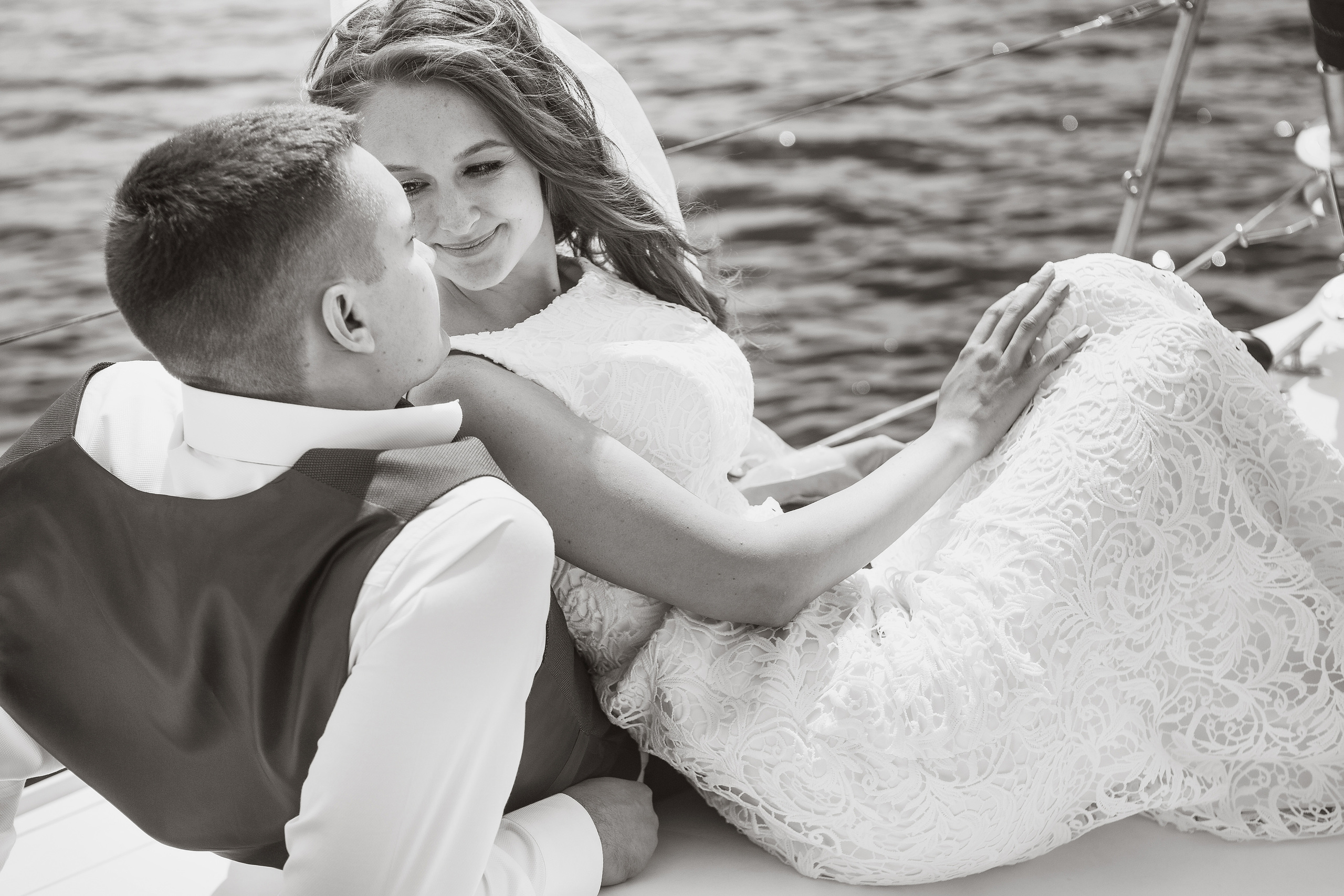 Яхта, парус, в этом мире только мы одни. Свадебный и портретный Фотограф в Липецке Дмитрий Котюков