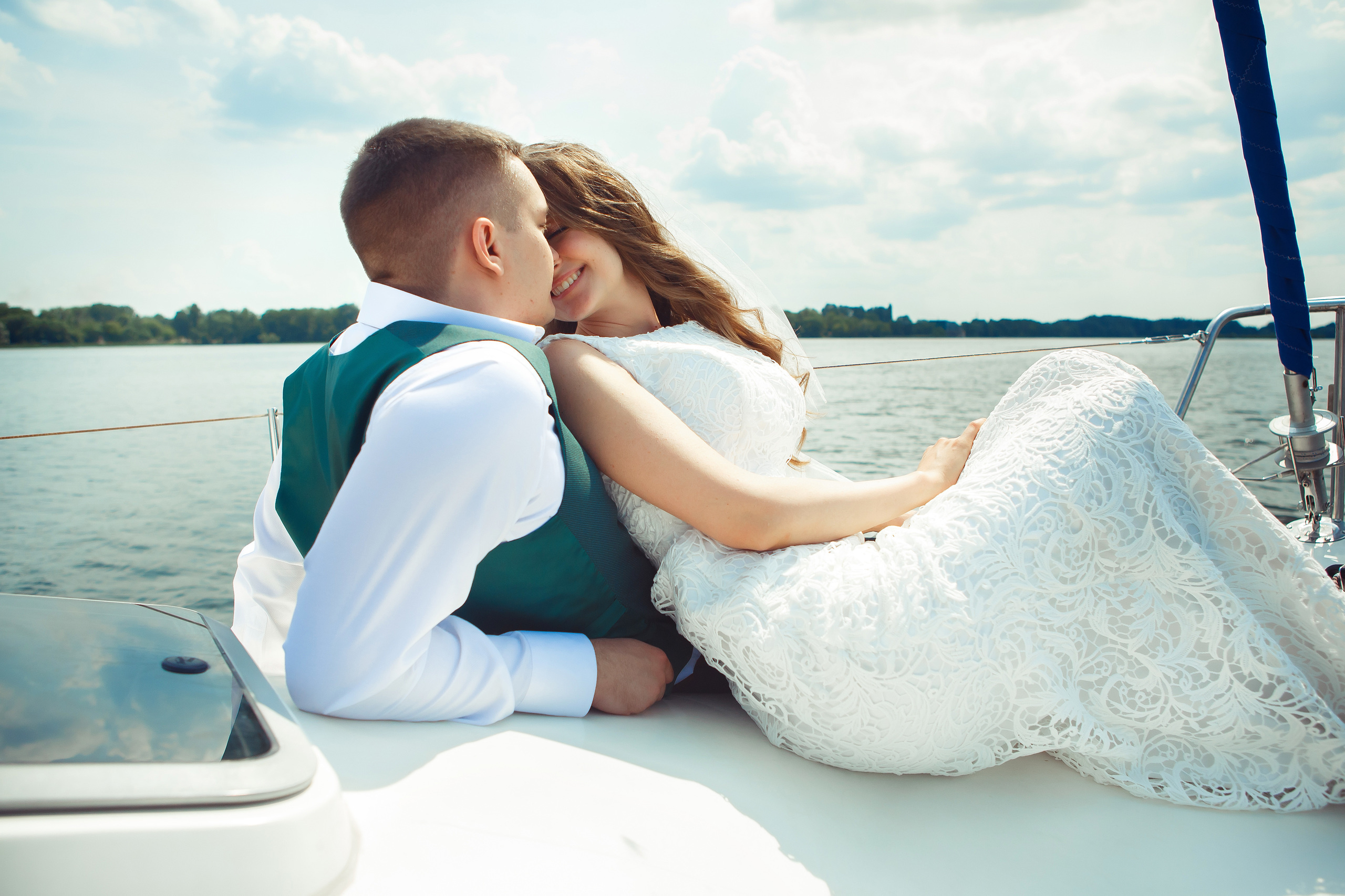 Яхта, парус, в этом мире только мы одни. Свадебный и портретный Фотограф в Липецке Дмитрий Котюков