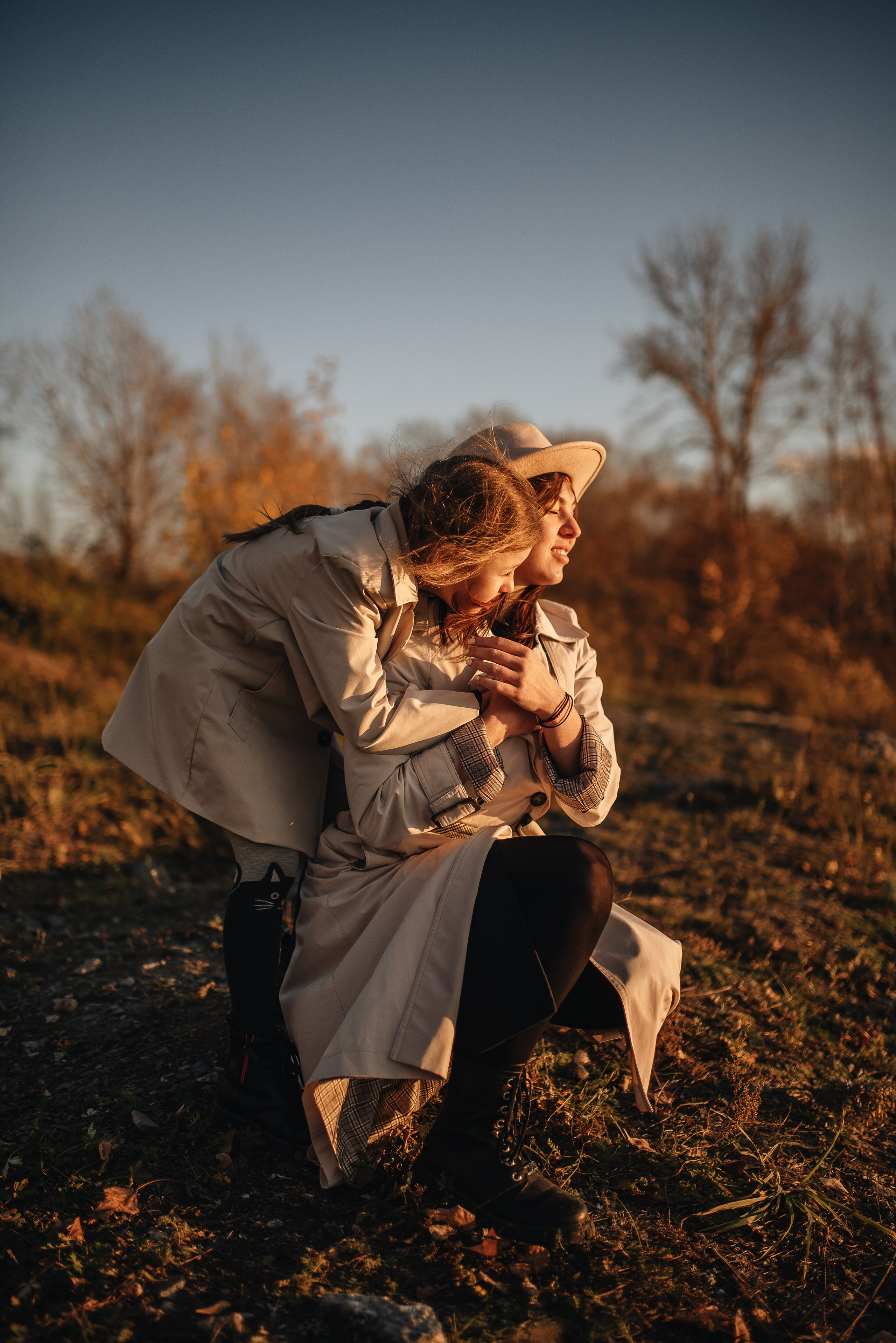Катя и Варя (маяк). Семейная фотосессия в Новосибирске от фотографа Ольги Коваль