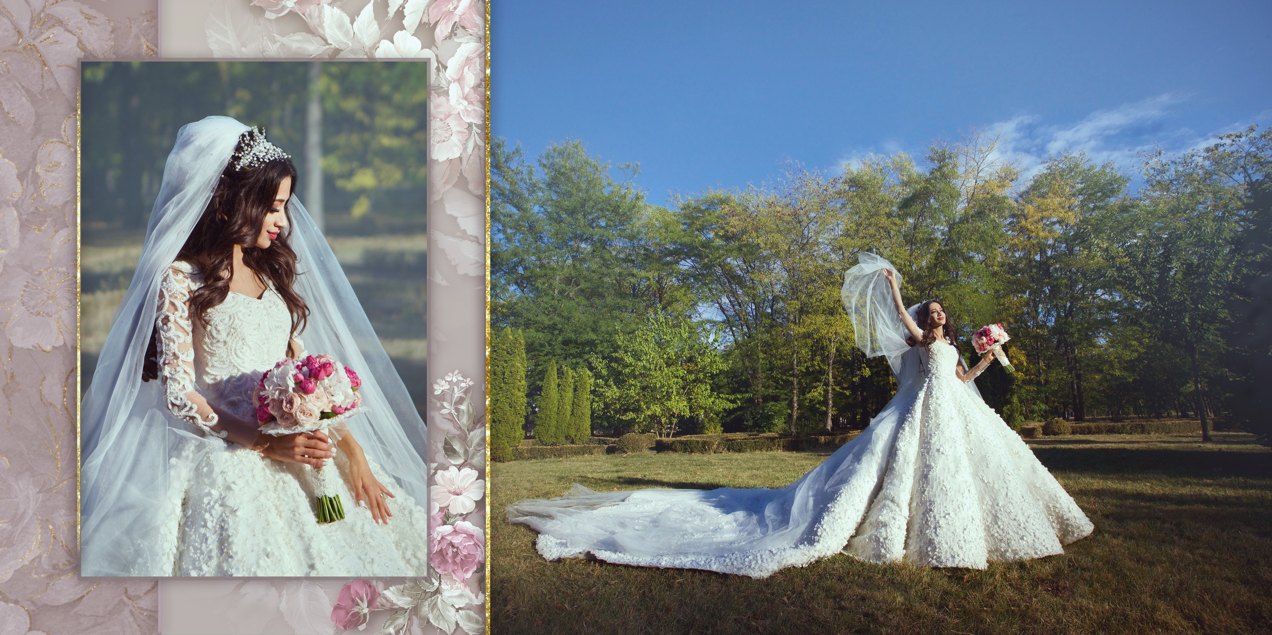 Свадебная фотокнига. Фотограф Кирсанова Наталия. Фотохудожник Наталия Кирсанова