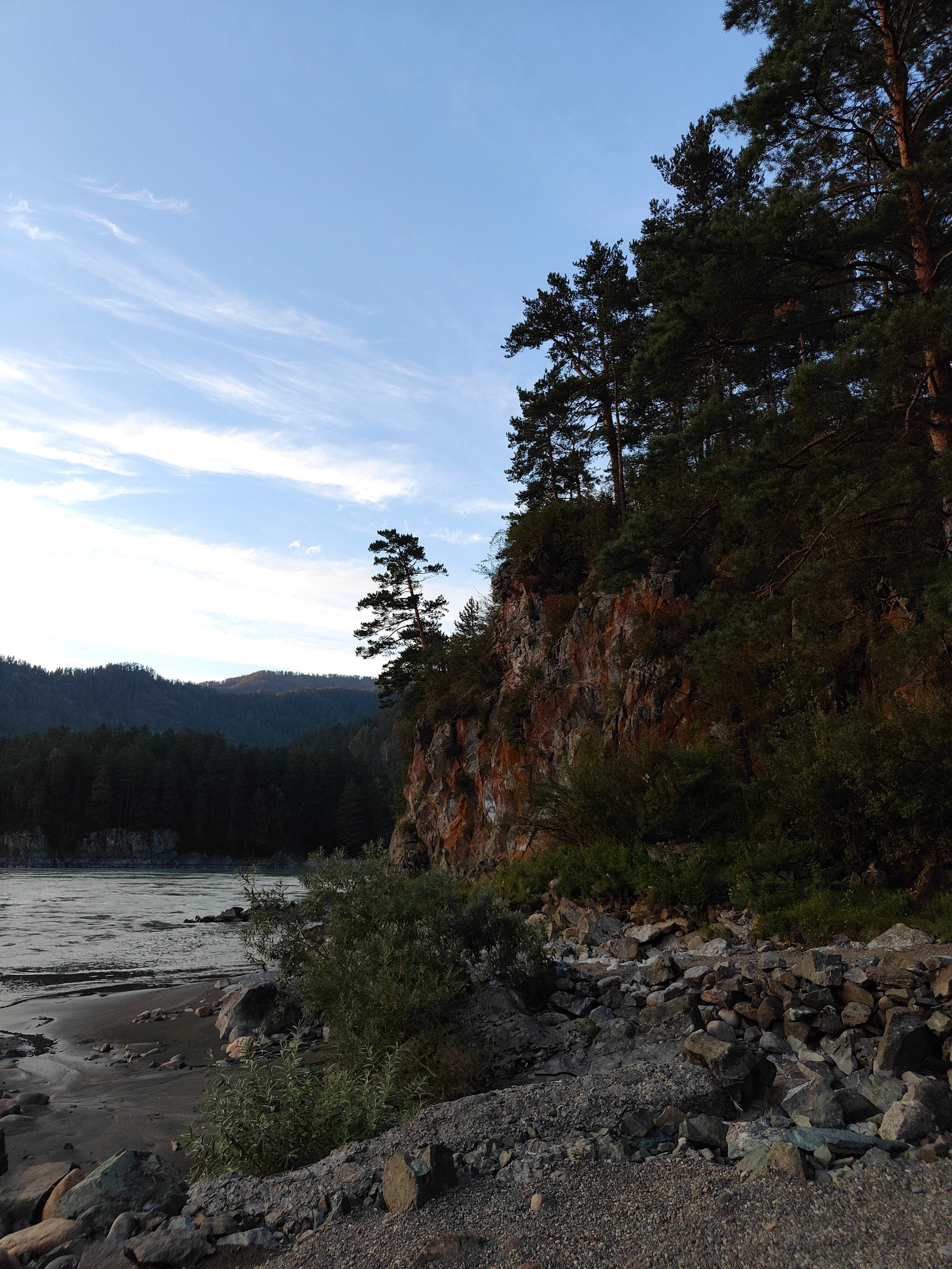 Катунь на Айском тракте и вечерний Кызыл-Таш. Фотограф-документалист Мария Осокина