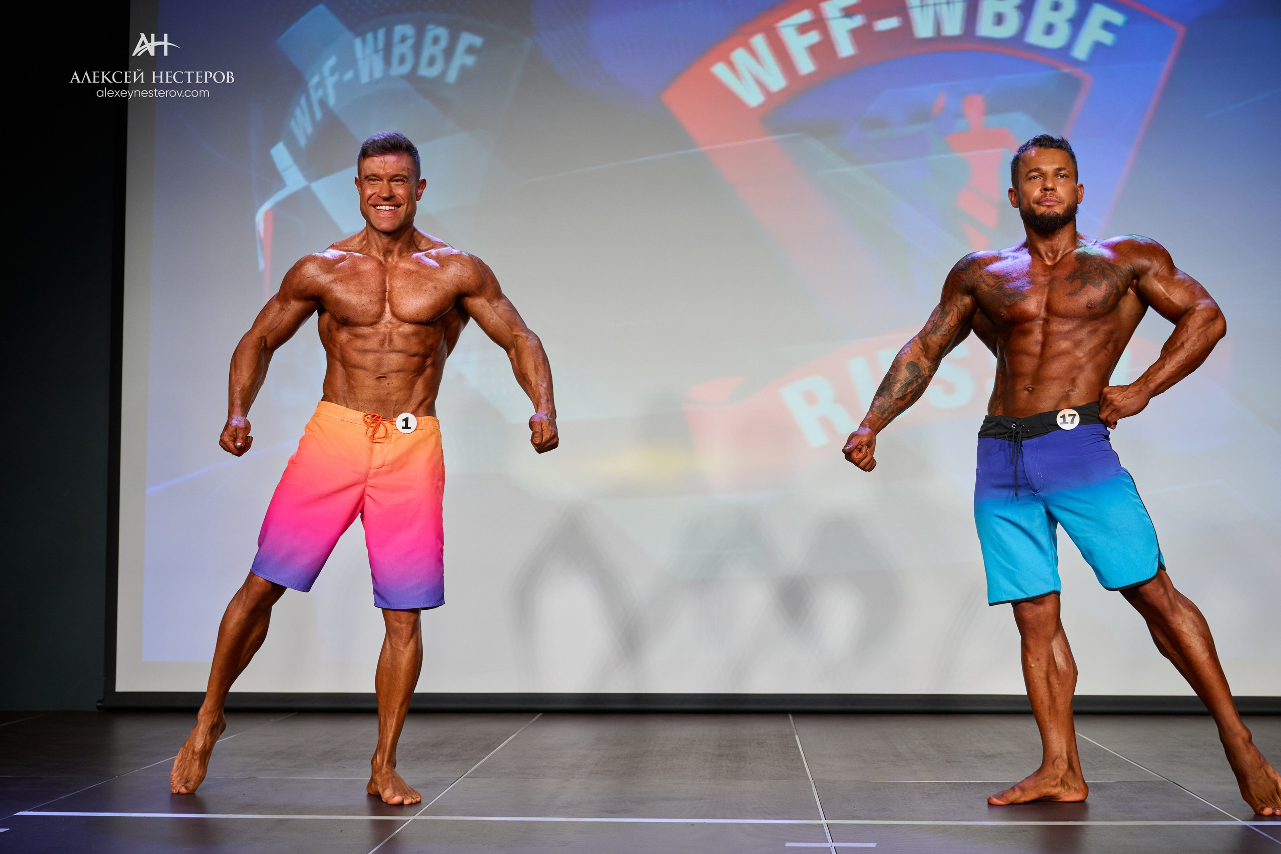 Фото с турнира «Прометей 2, WFF-WBBF Russia» 26 октября 2025. Спортивный фитнес фотограф Алексей Нестеров