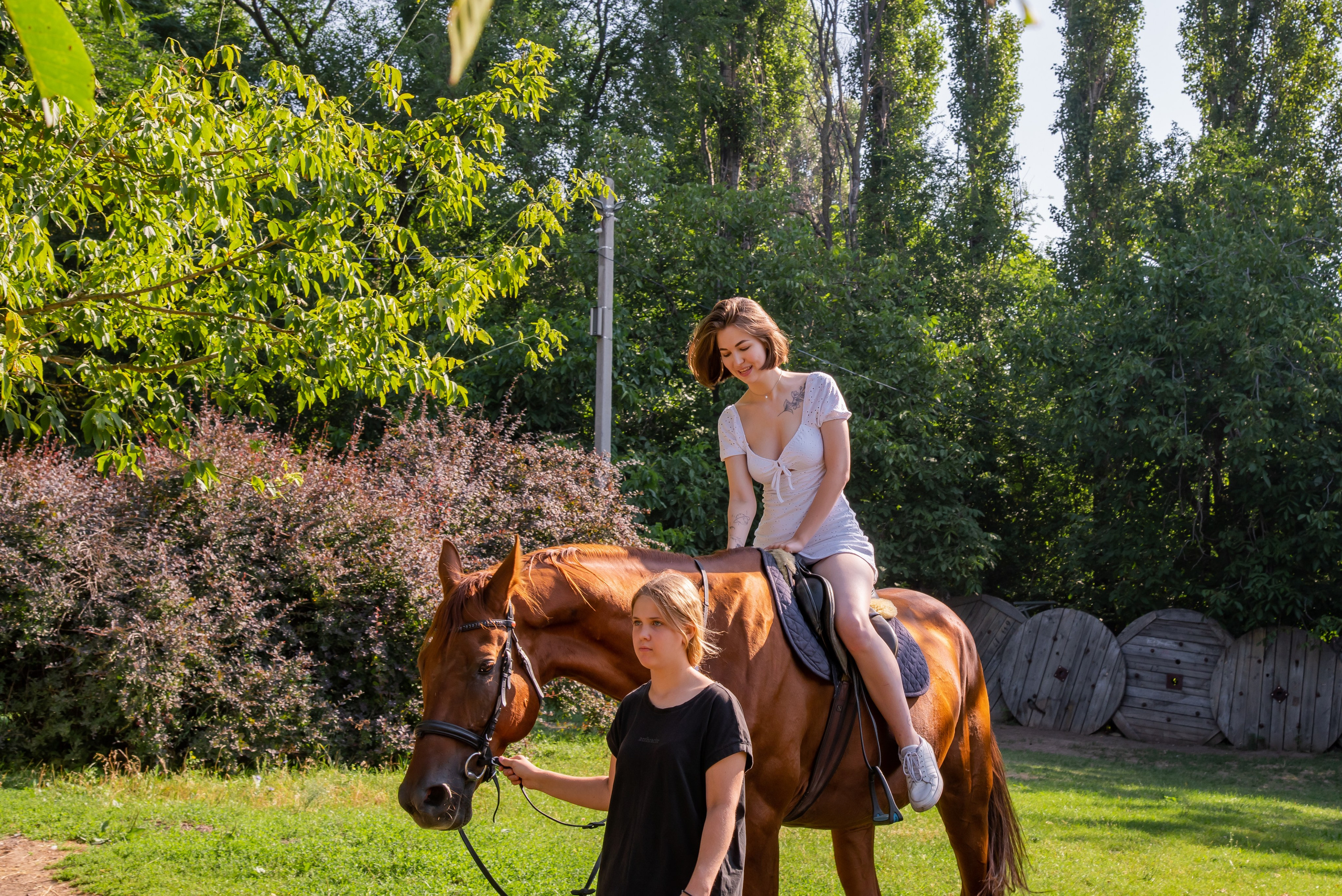 Конная прогулка. Фотограф Галина Нестерова