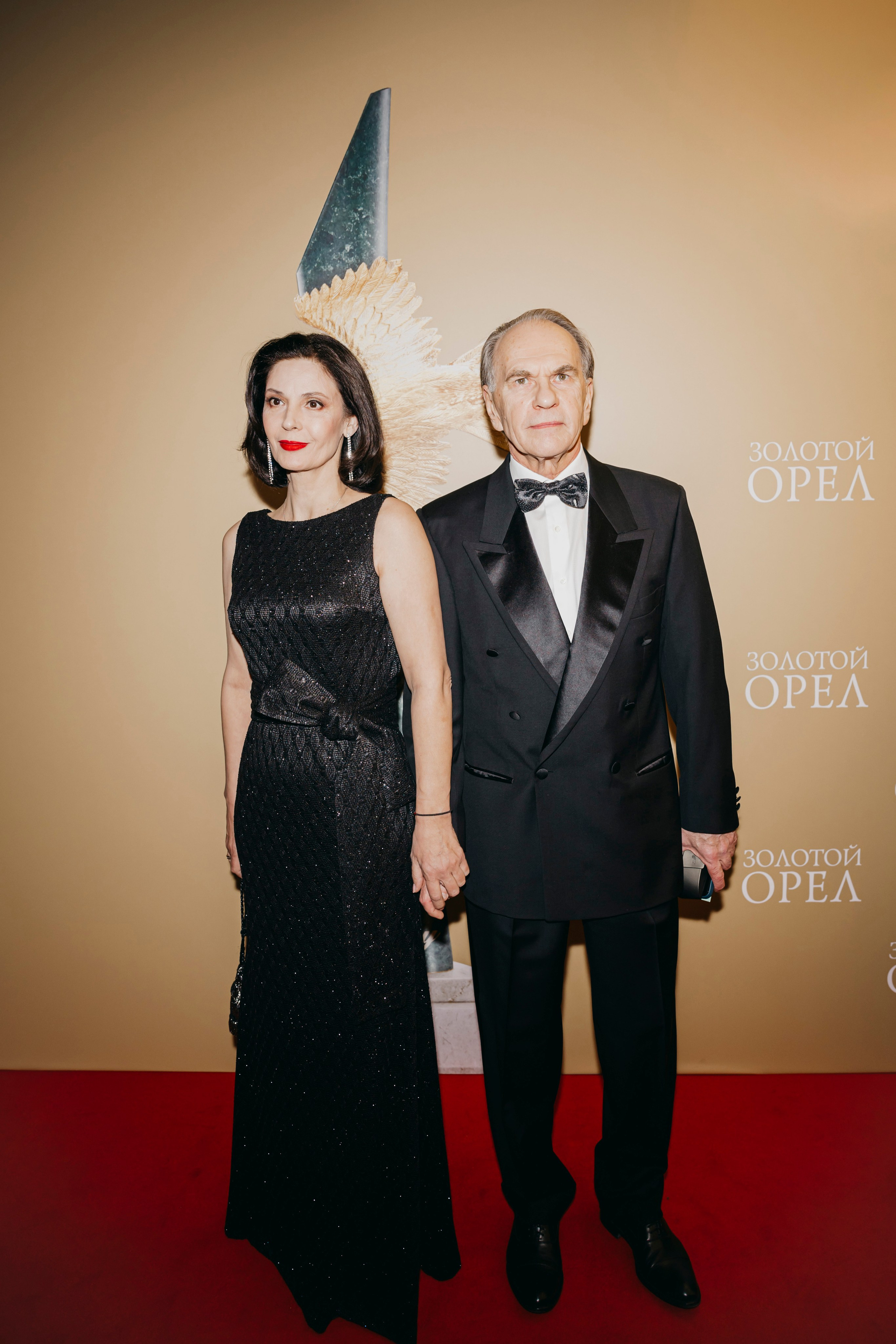 Лидия Вележева и Алексей Гуськов на Кинопремии "Золотой Орел" 2025