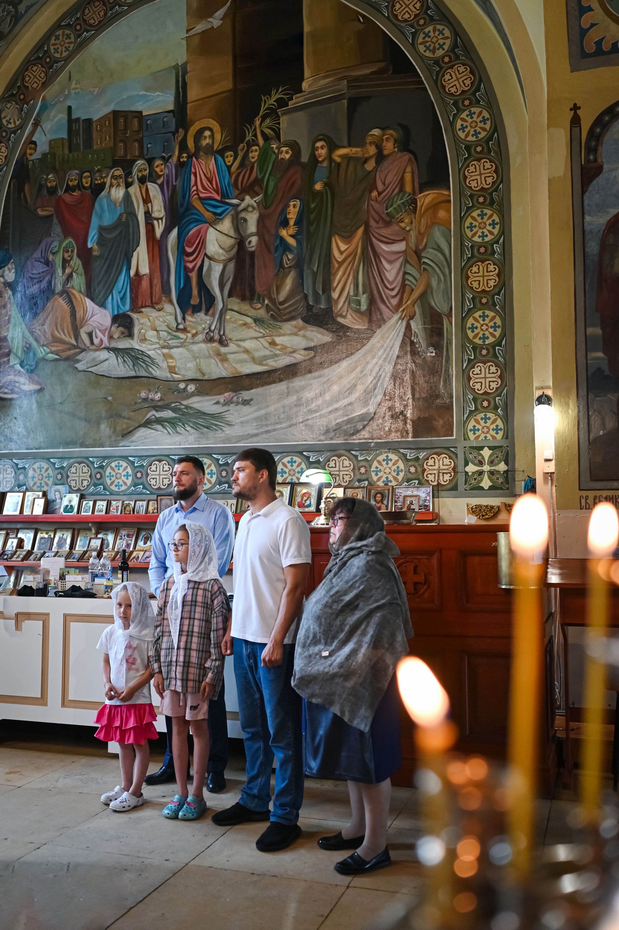 Крещение Владимира, Полины Вероники. Семейный фотограф в г. Воскресенск Наталия Молева