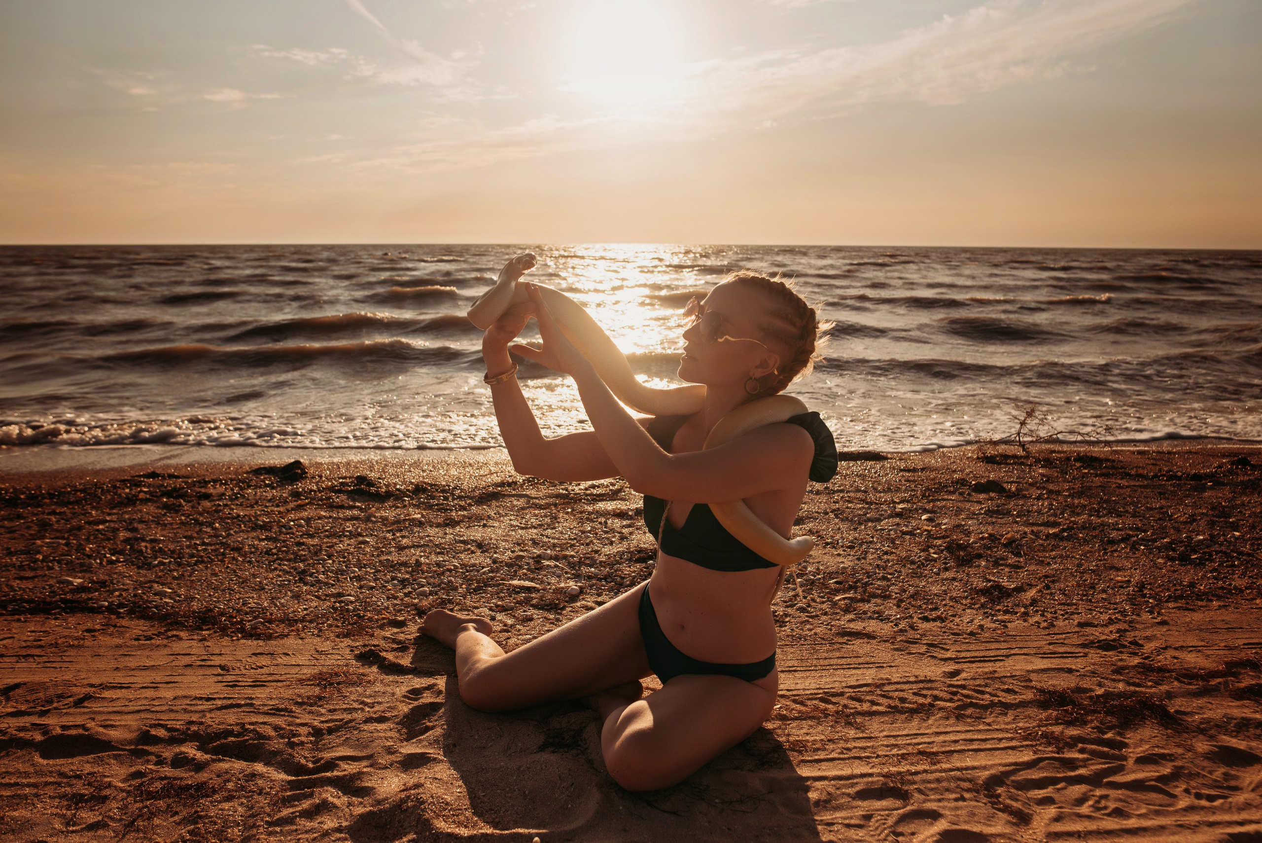Фотодень со змеей. Детский и семейный фотограф выпускной альбом Приморско-Ахтарск