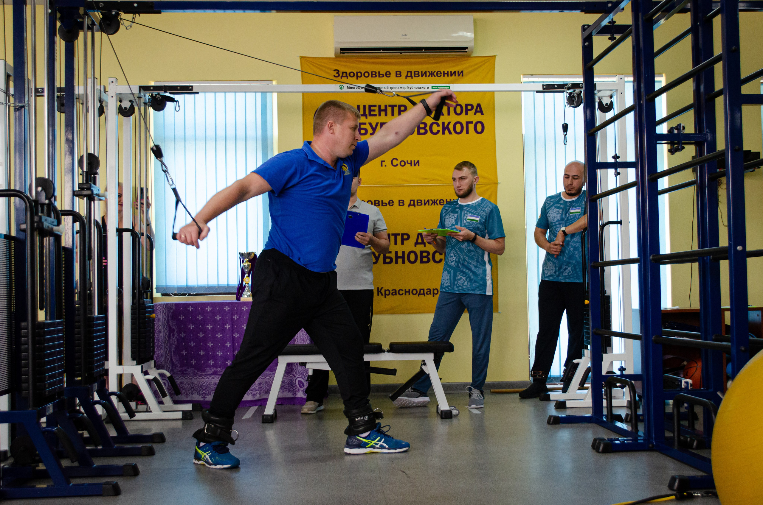 Медицинское спортивное мероприятие. Фотограф