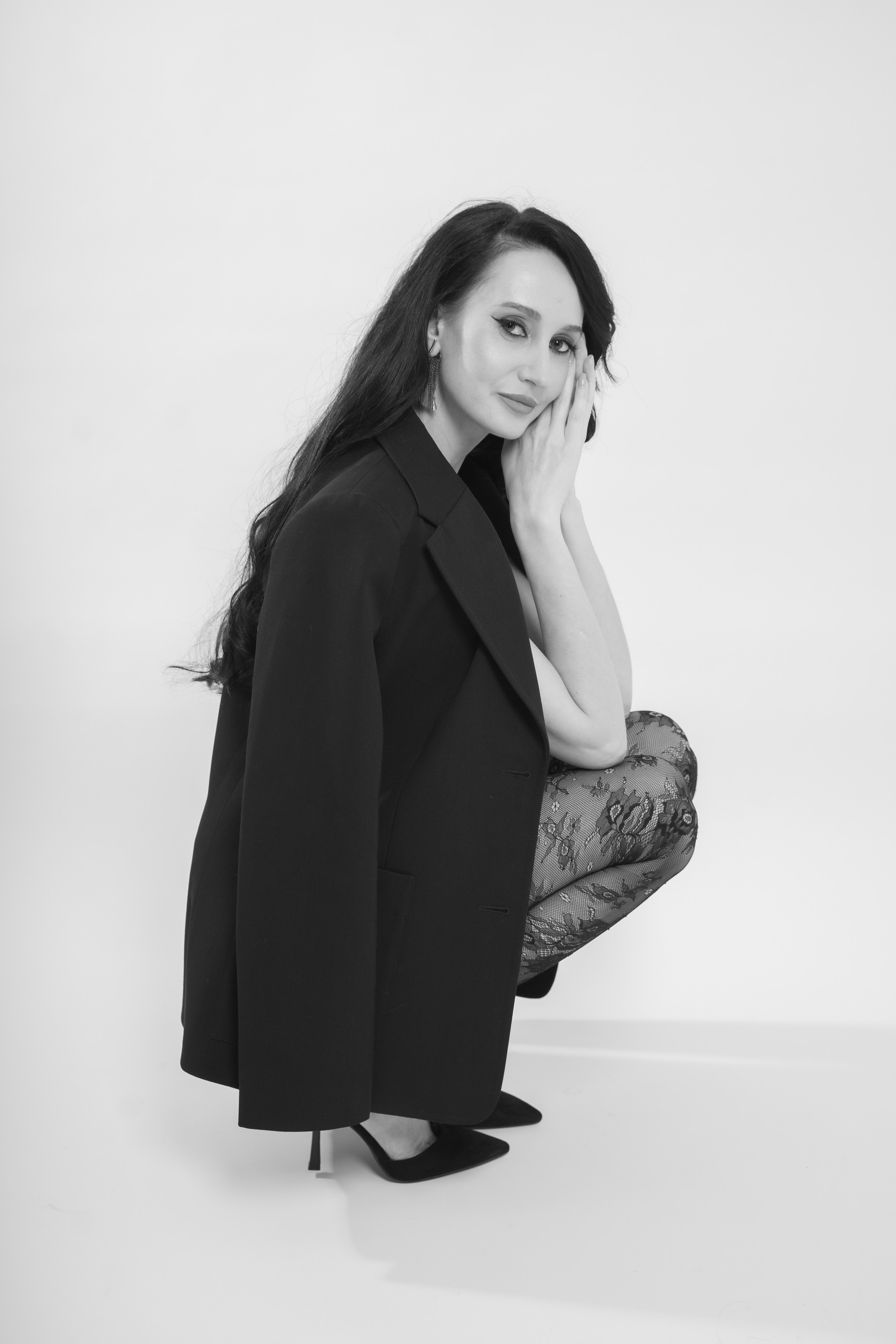 Черно-белая фотосессия