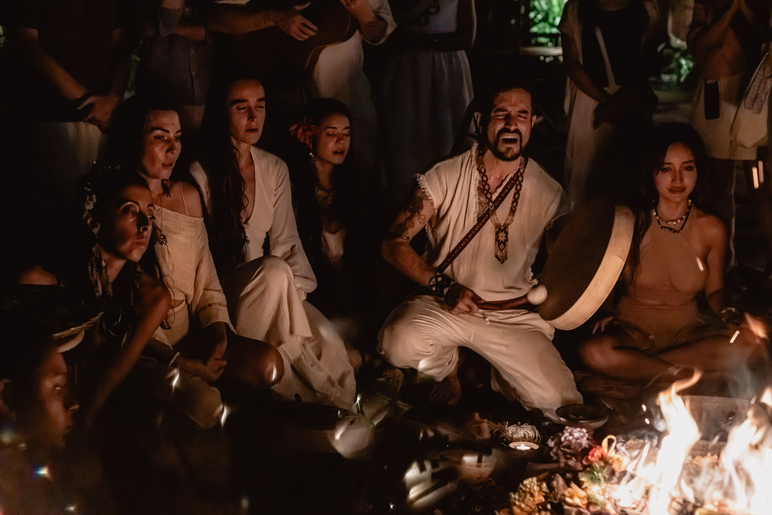 Cacao ceremony Full moon jan w Juan. Mariam Bagdasaryan