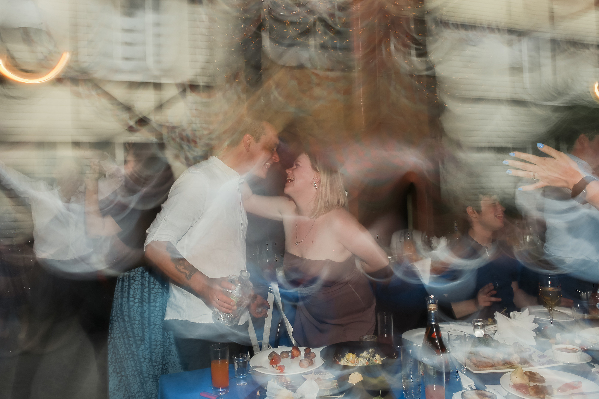 Свадебный банкет в ресторане IQ CAFE. Антонина Морозова, профессиональный семейный фотограф видеограф