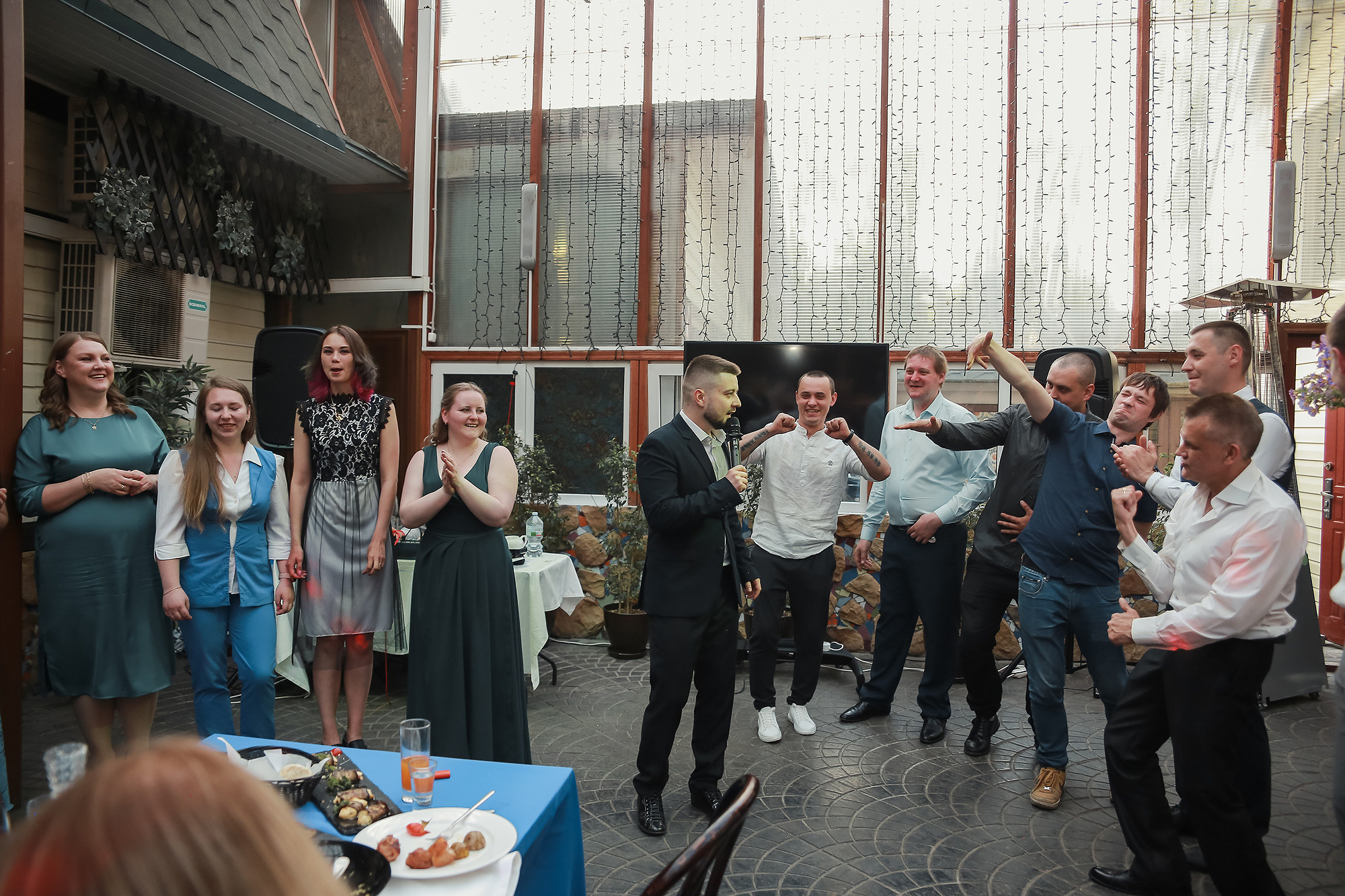 Свадебный банкет в ресторане IQ CAFE. Антонина Морозова, профессиональный семейный фотограф видеограф