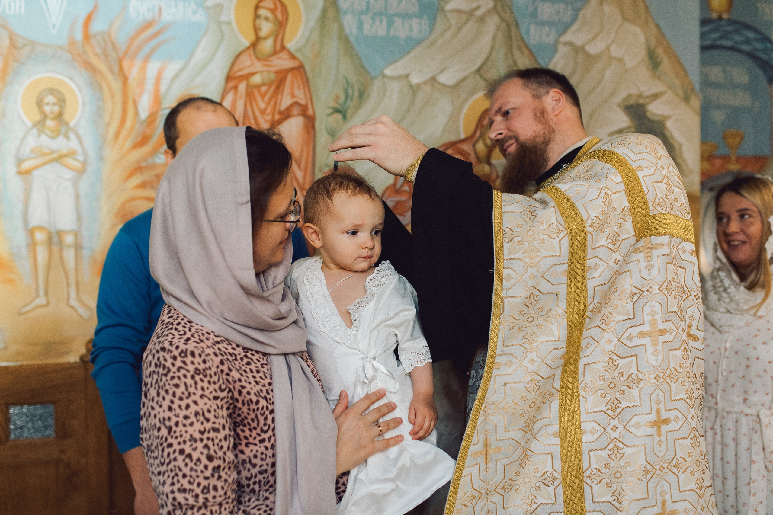 Крещение в Троицком соборе