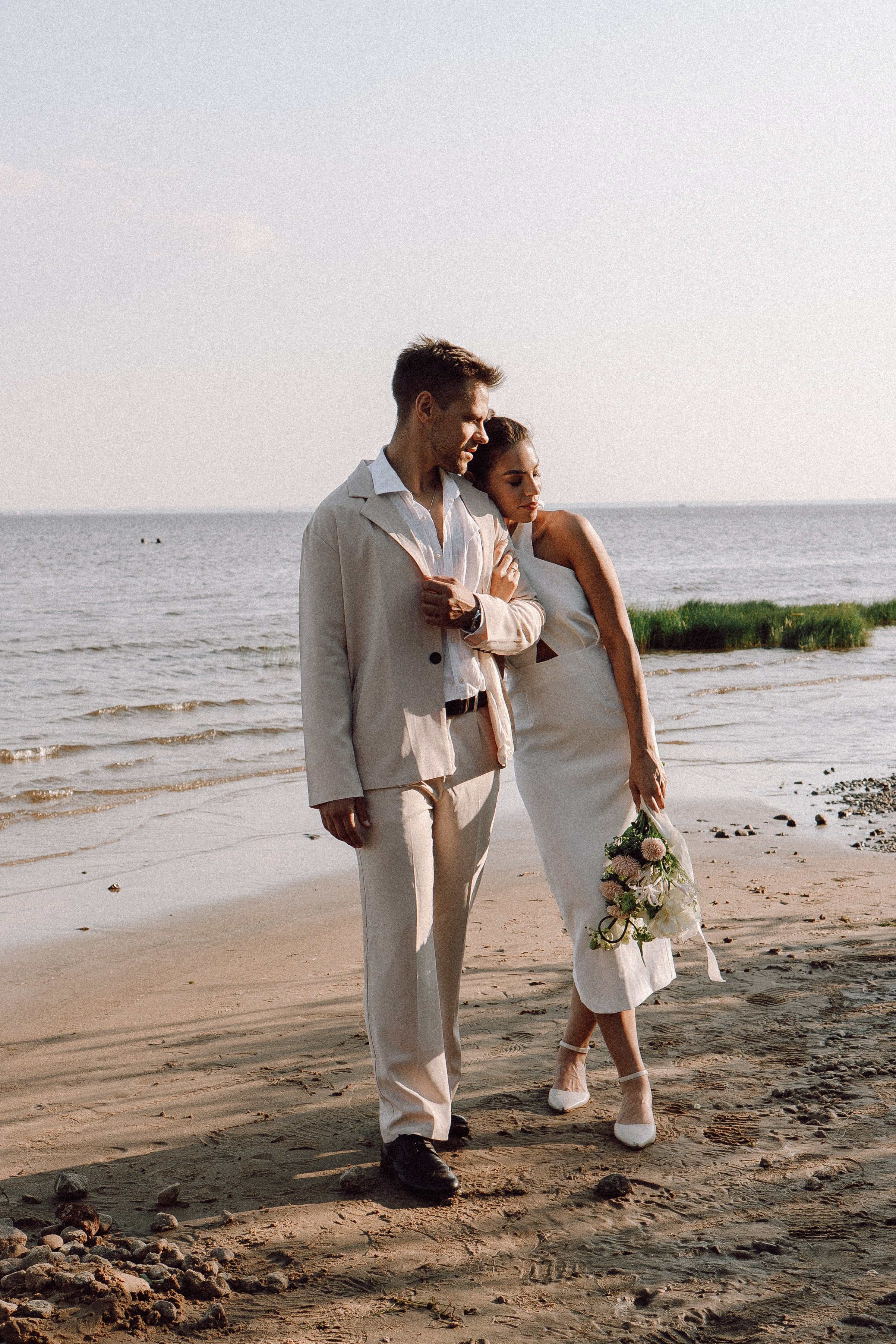 СВАДЕБНАЯ ФОТОСЕССИЯ ВЫЕЗДНОЙ ЦЕРЕМОНИИ (ФИНСКИЙ ЗАЛИВ). Профессиональный фотограф, Санкт-Петербург — Виктория Богомолова