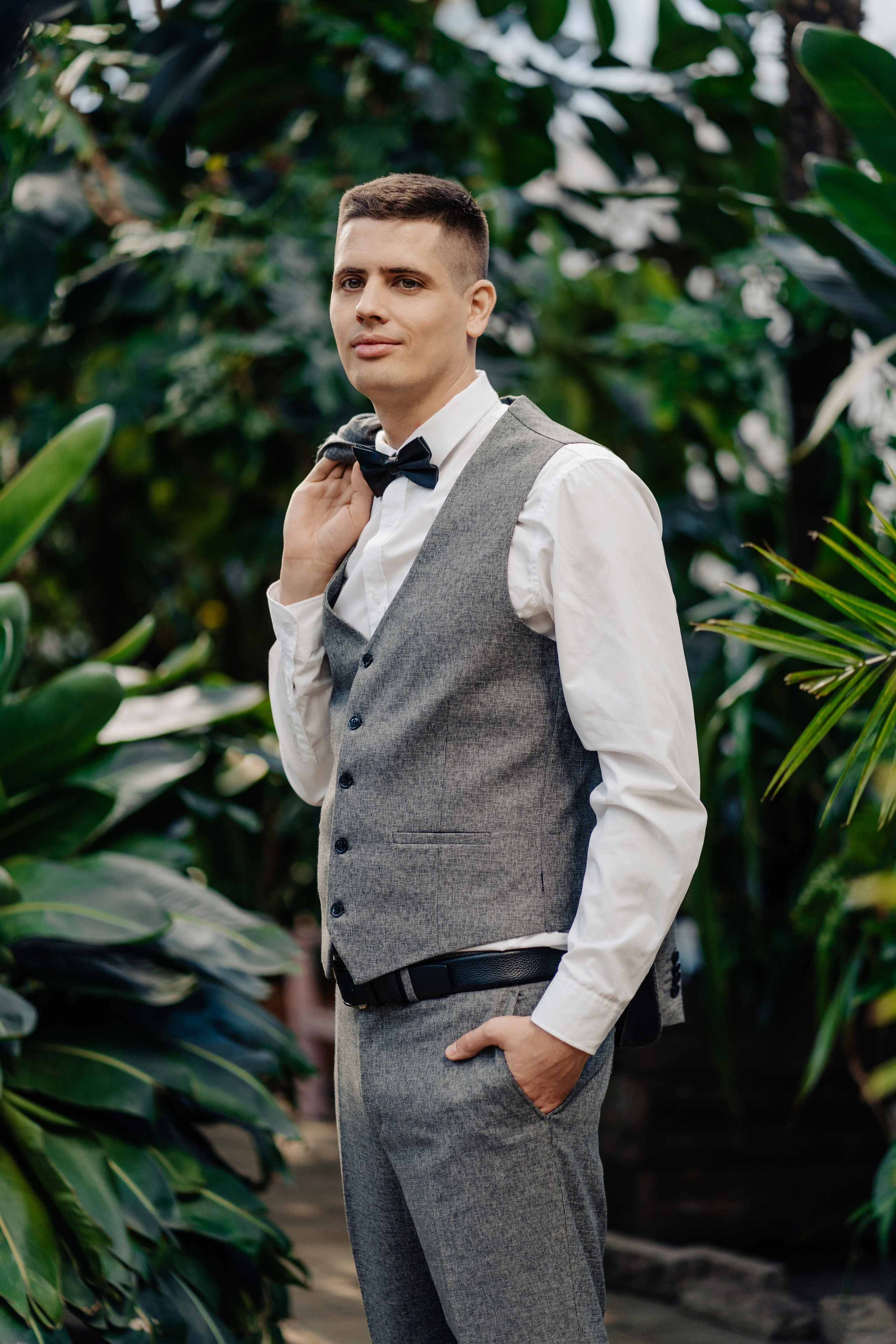 Свадебная в оранжерее. Михаил и Виктория. Фотограф Сергей Лукьяненко