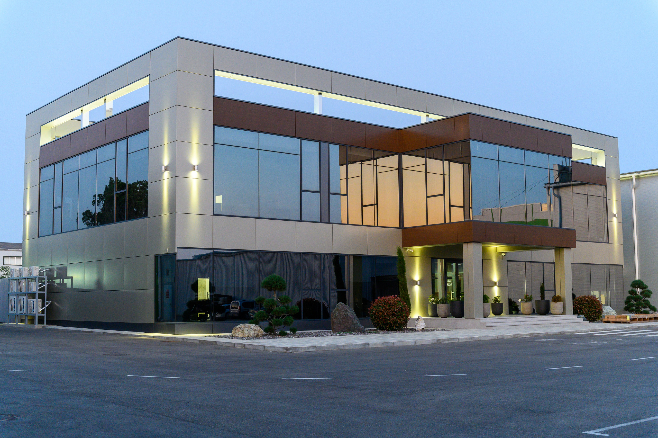 Архитектурная подсветка фасадов зданий. Вячеслав Скрипник Фотограф Краснодар