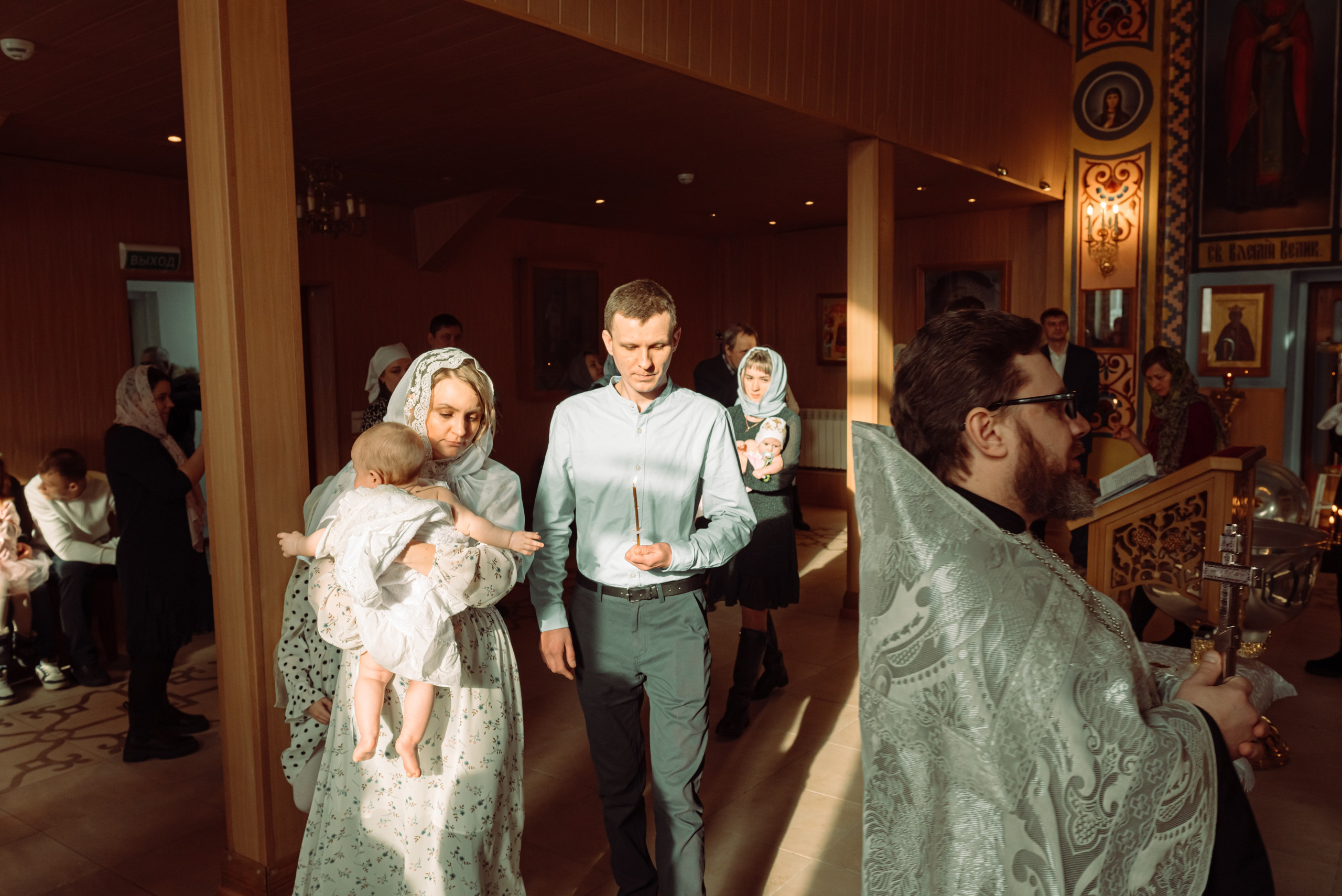 Крещение Амелии. Фотограф новорожденных в Норильске Виктория Шагалиева