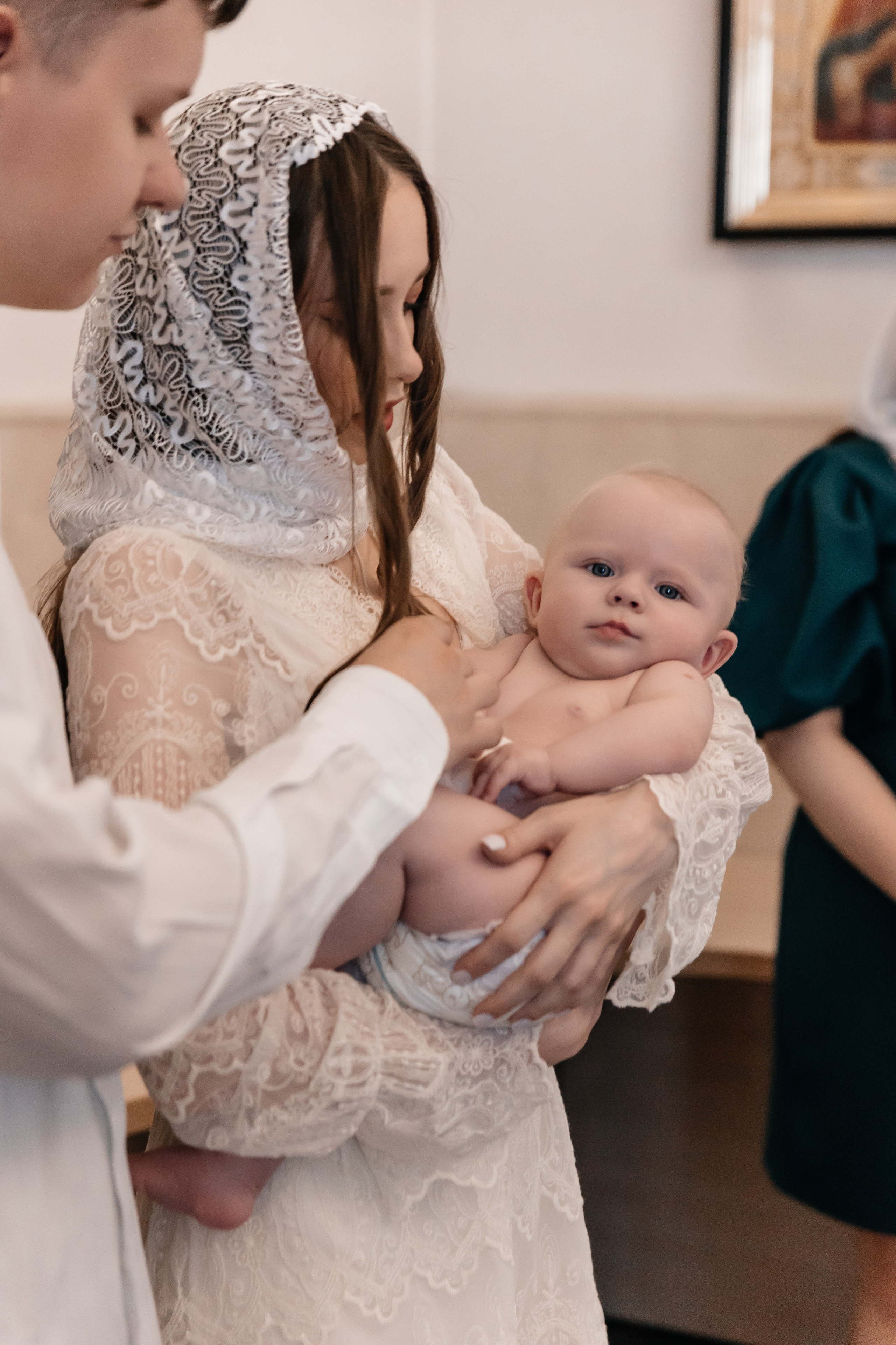 Крещение Адель. Семейный фотограф Минск Усова Ольга