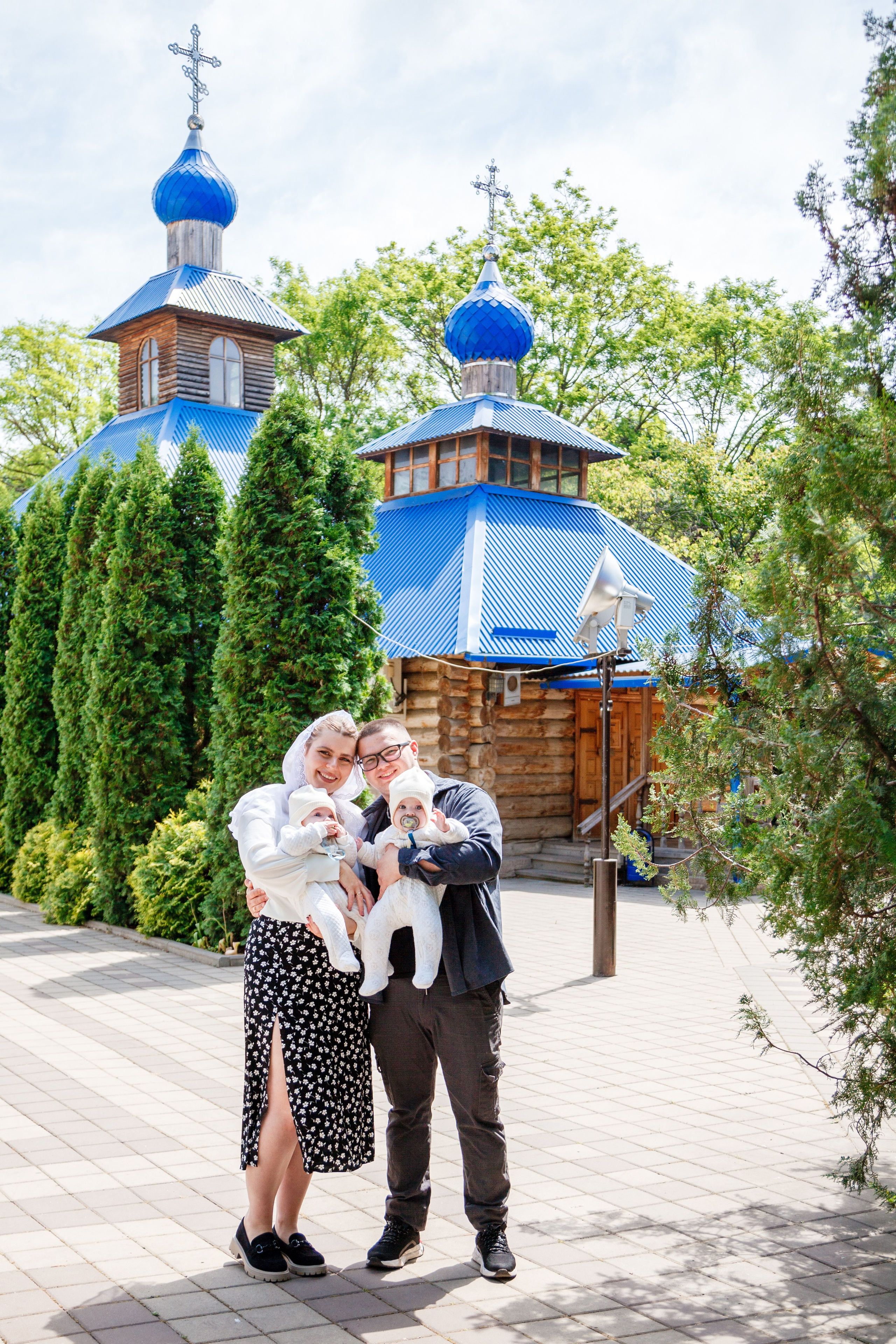 Крещение близняшек. Свадебный и семейный фотограф в Армавире